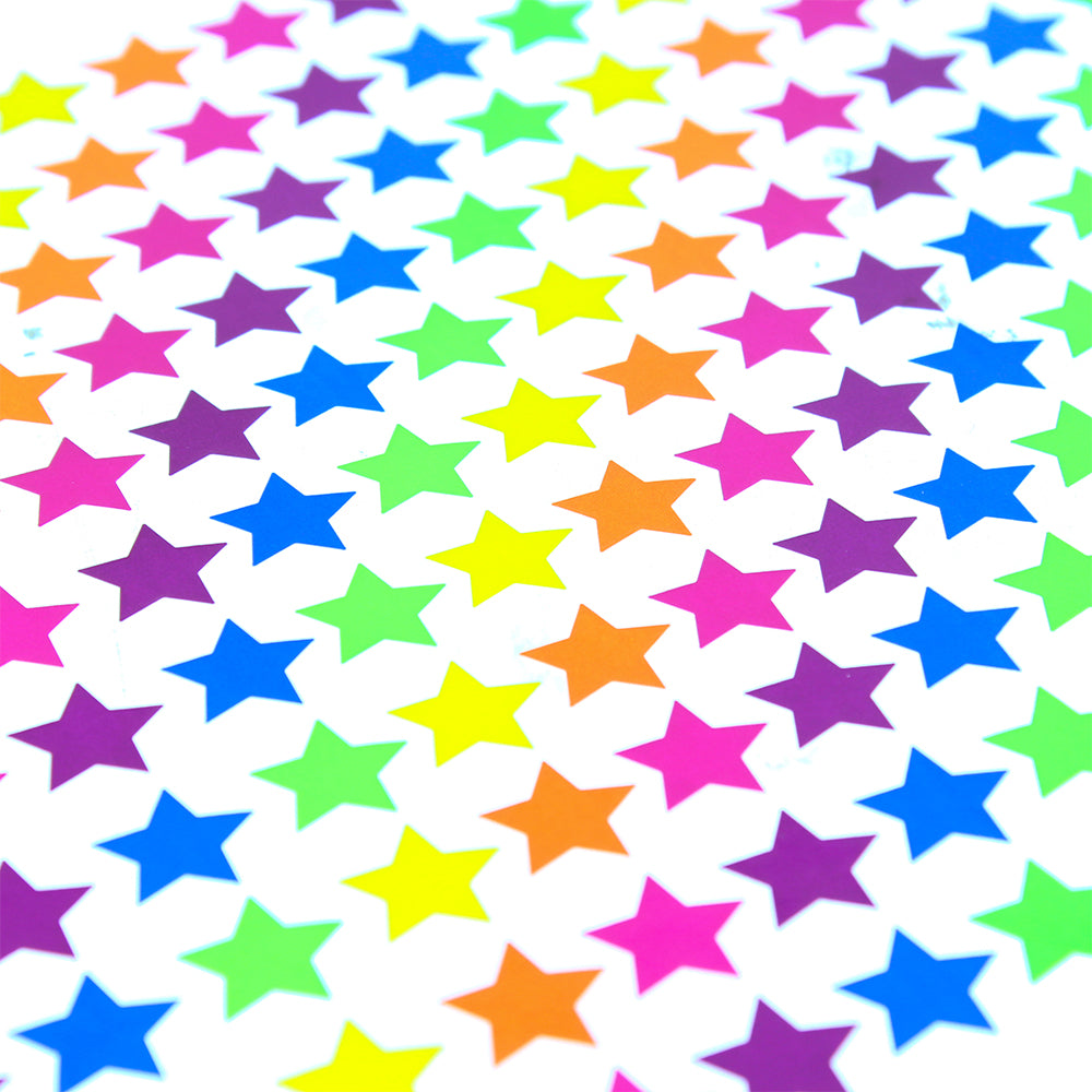 Neon Stickers Stars Sl0021 2Sheets 372Pc Pbci Ub