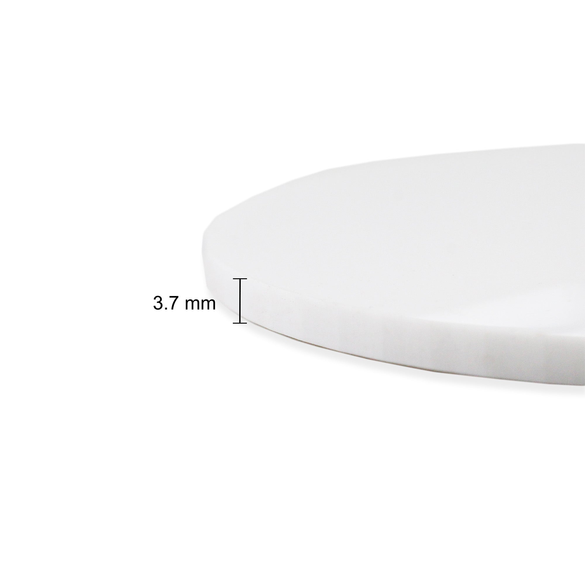 Acrylic Base White 3.7Mm Thickness 4Inch Dia 1Pc Shrink Lb