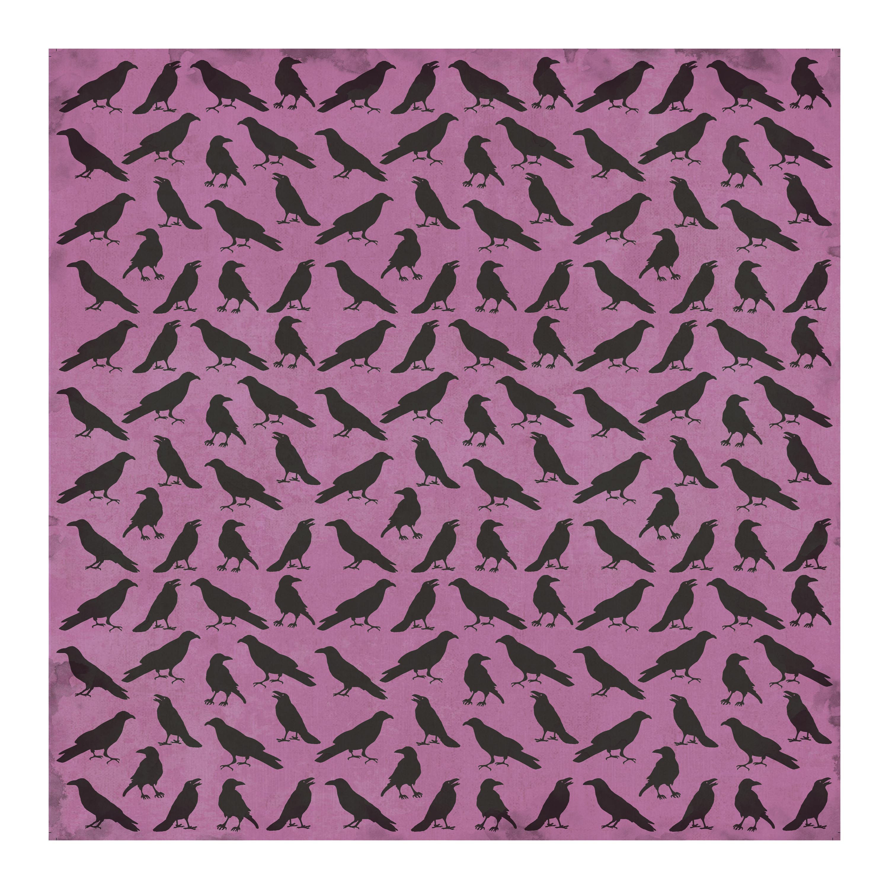 6 x 6 inch Printed Cardstock pack- Halloween, 24 Sheets, 12 Designs, 250 gsm