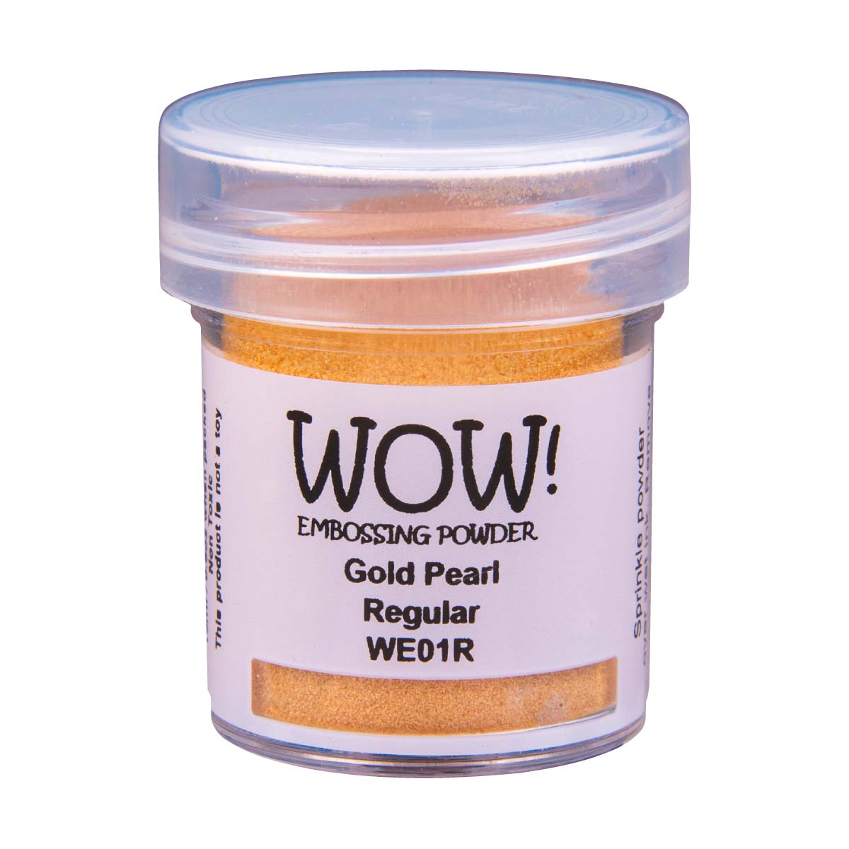 Pearlescent Embossing Powder Gold Pearl Regular 15Ml Jar Wow