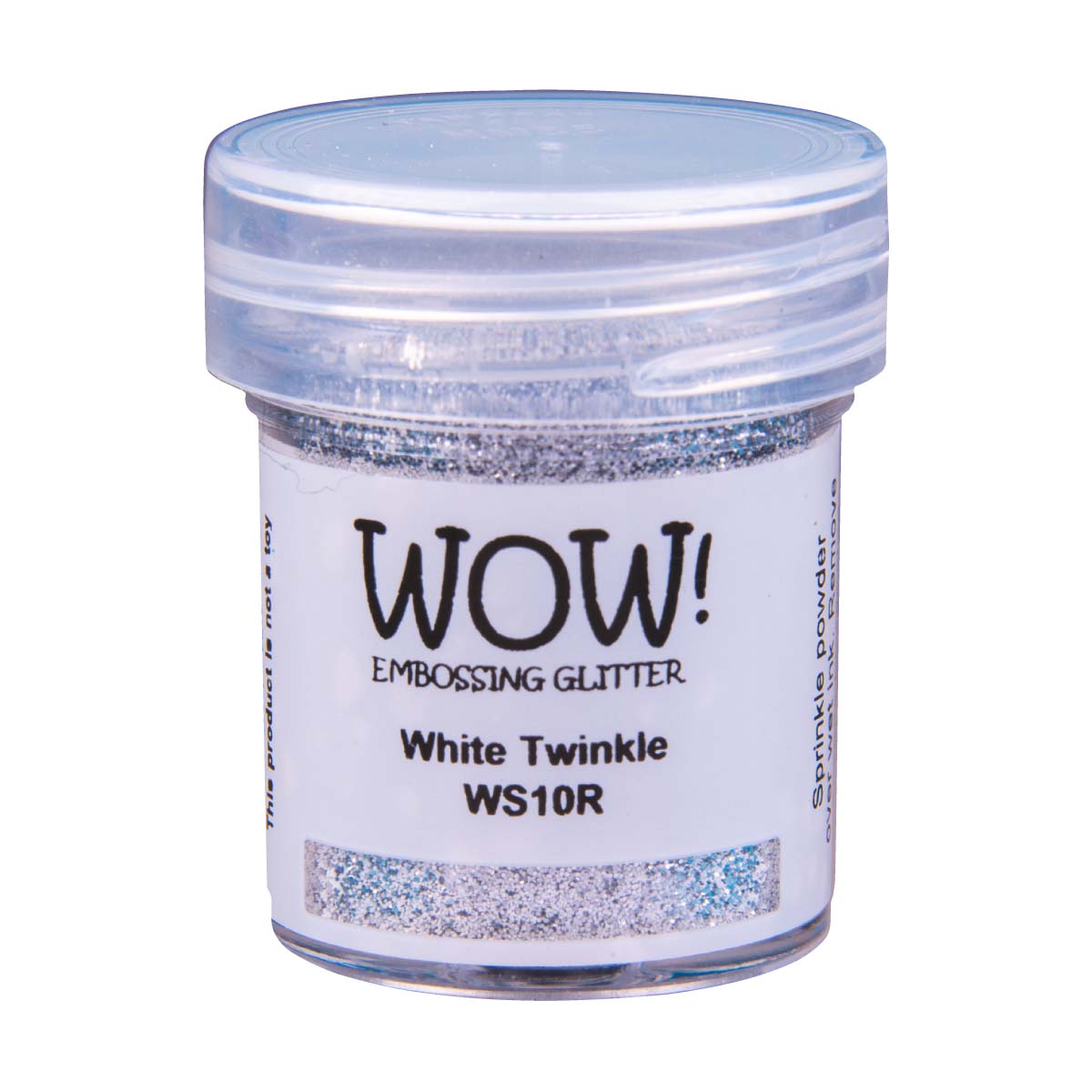 WOW Embossing Glitter, 15ml Jar - White Twinkle
