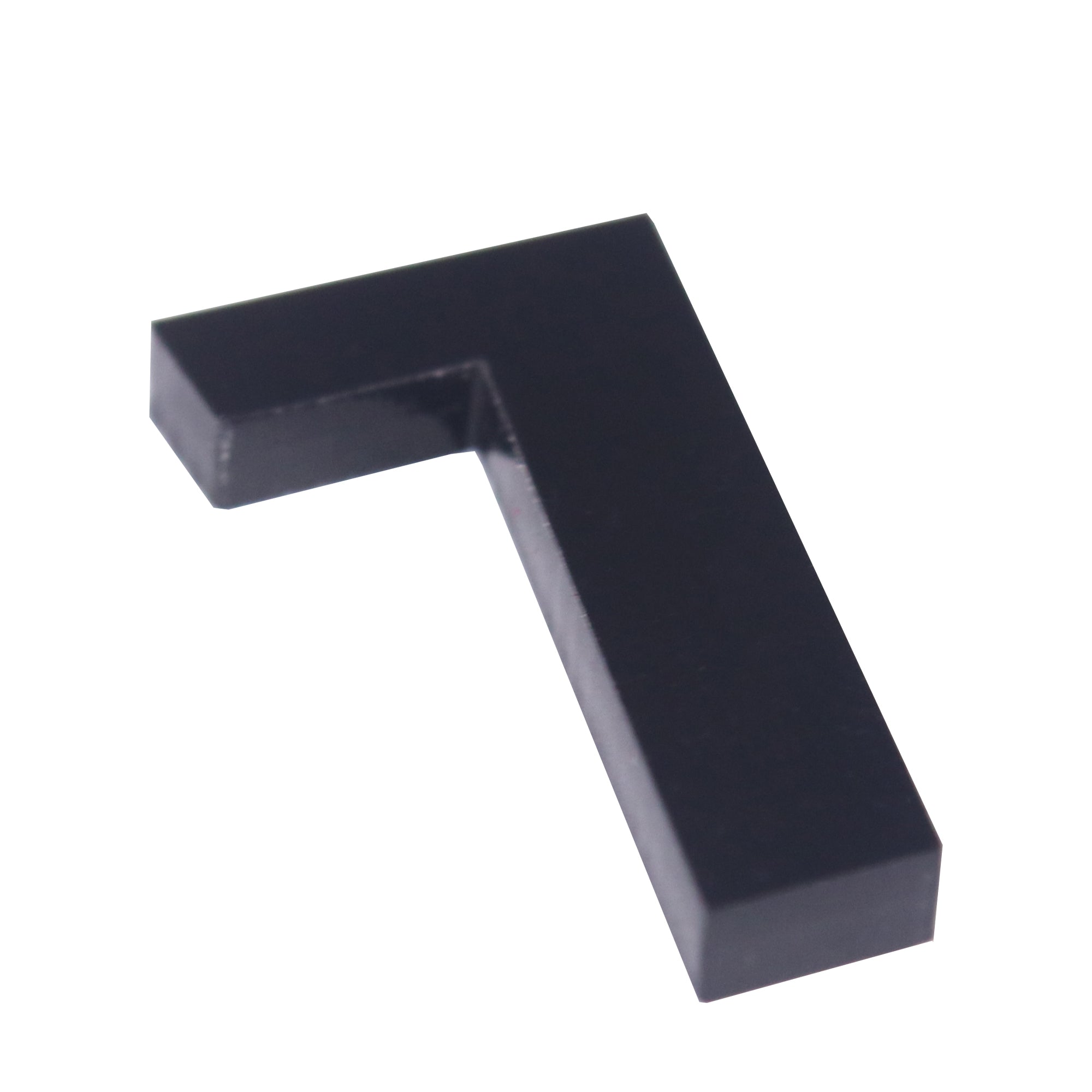 Clock Acrylic Numbers Black 1inch 2.7mm Thick 15pc