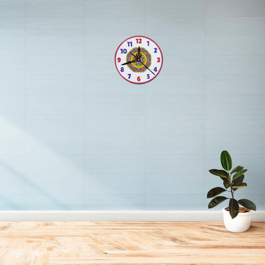 Clock Making Diy Kit Paint And Make A Mandala 1Pack