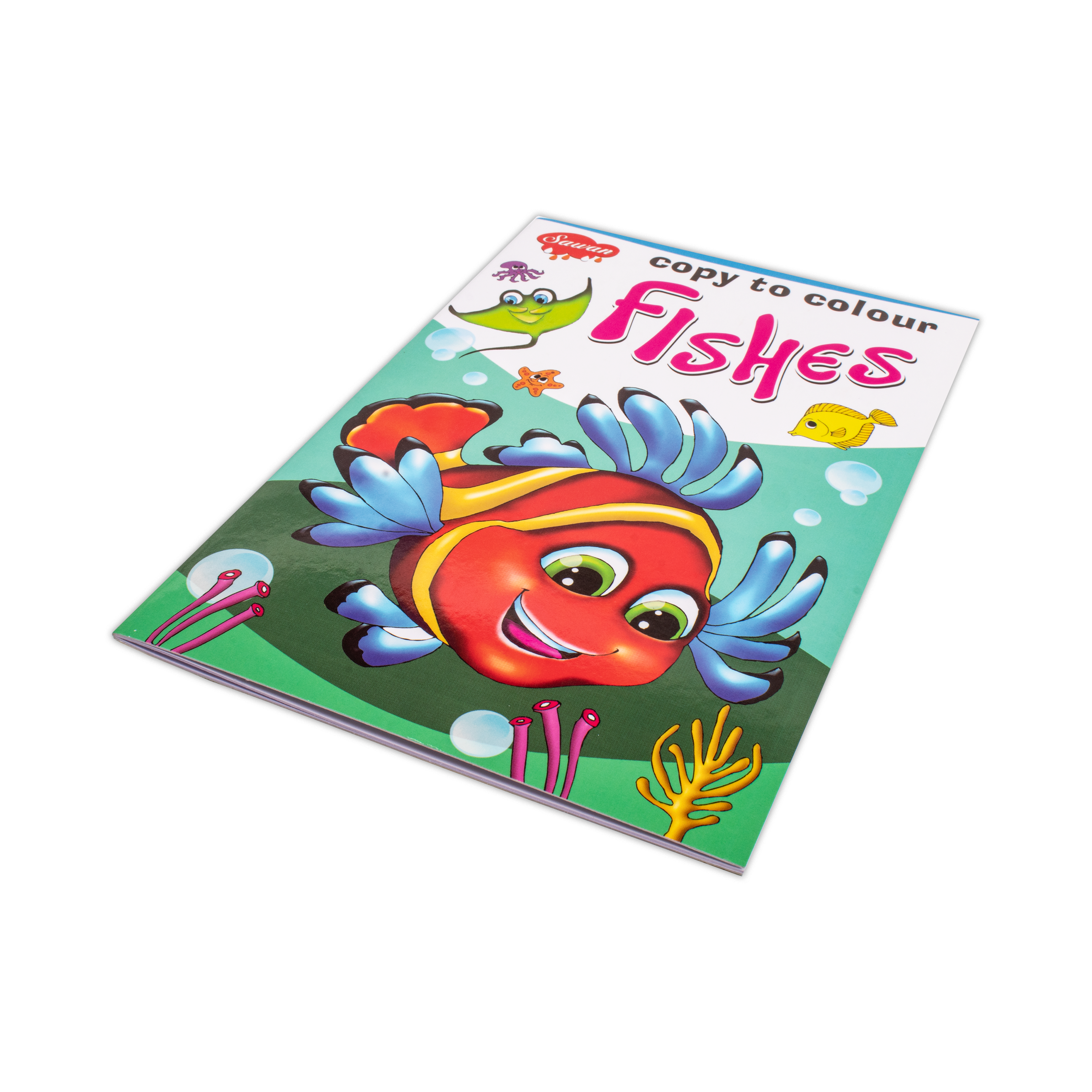 Copy To Colour Fishes 1Book