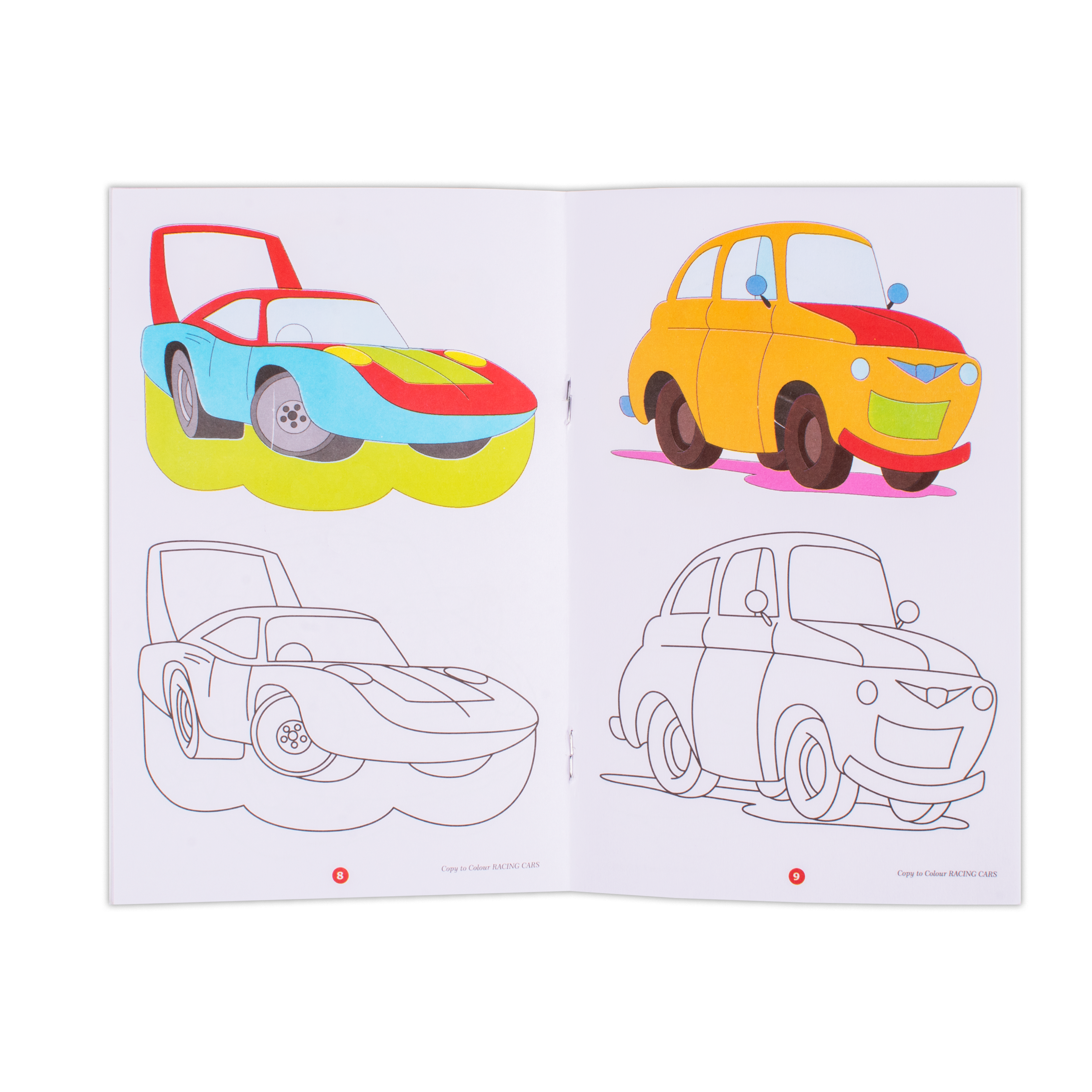 Copy To Colour Racing Cars 1Book