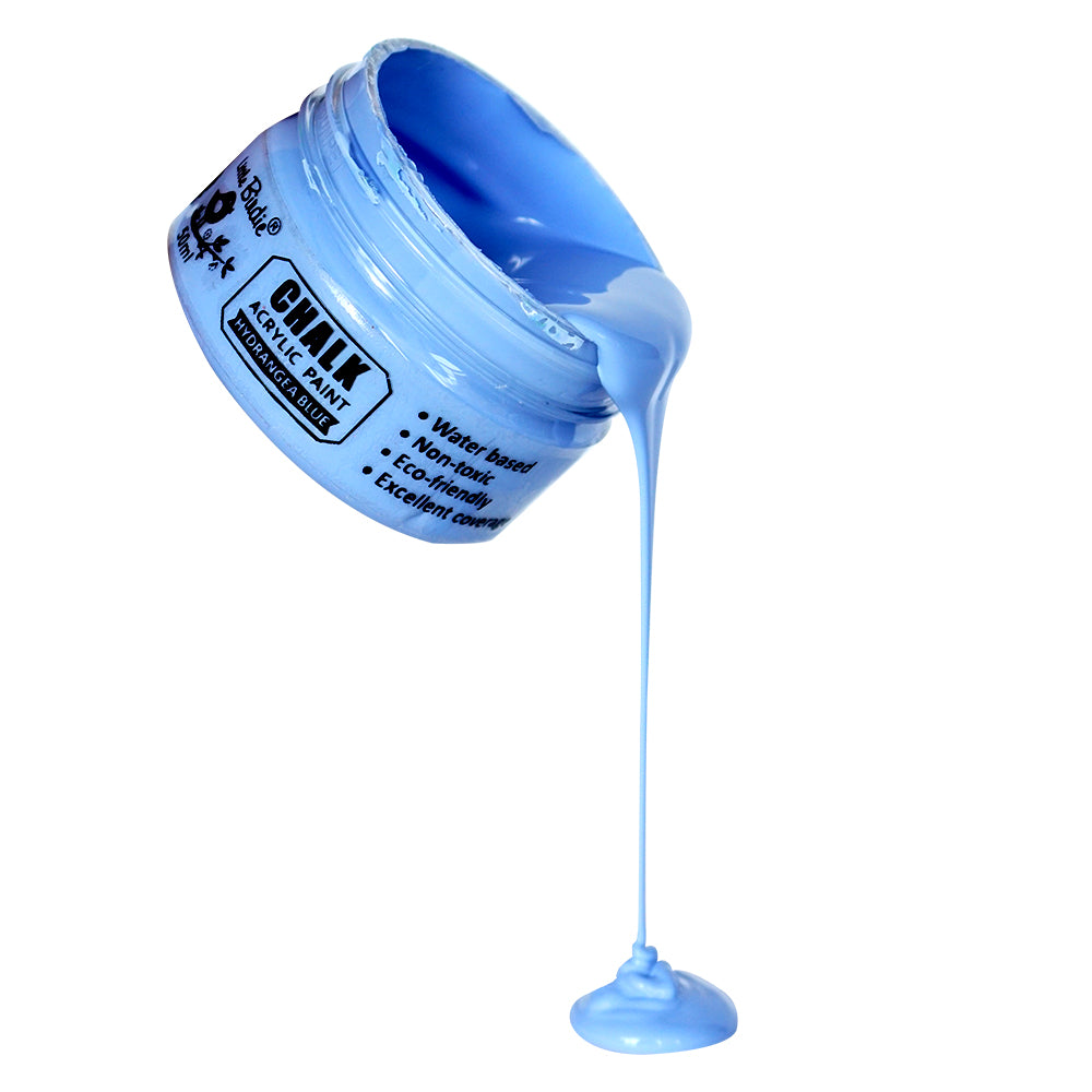 Home Decor Chalk Paint Hydrangea Blue 50ml Bottle