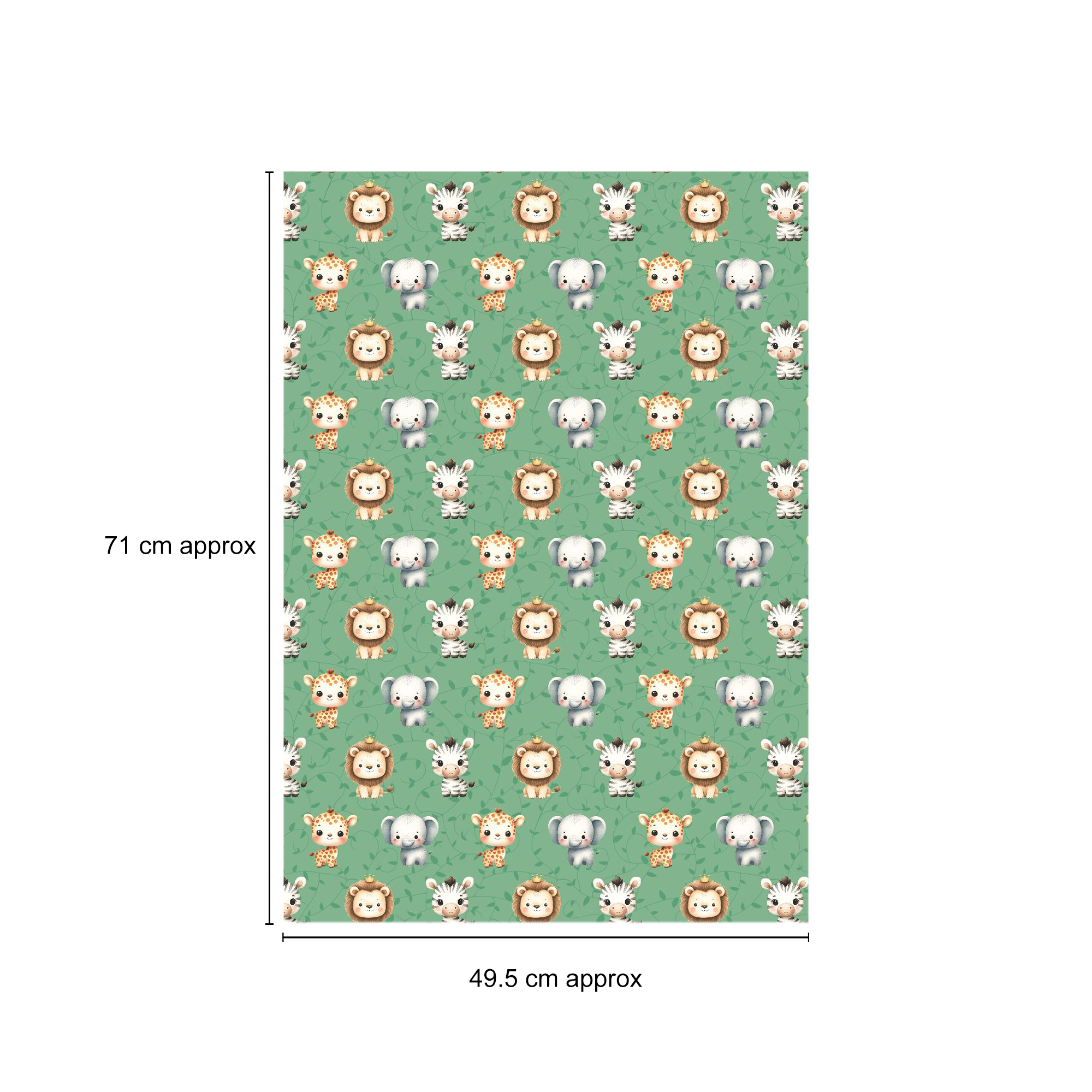 Gift Wraps Animal Buddy 27.75 X 19.29inch 1sheet