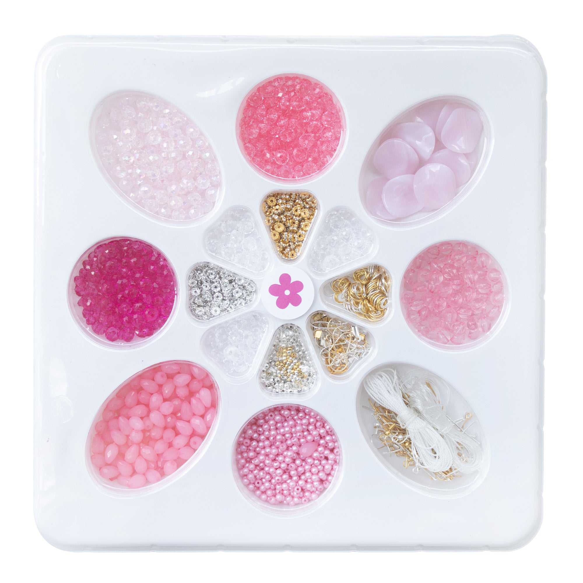 DIY Jewellery Artistry Kit Pink Passion 16 Cavity 1BOX