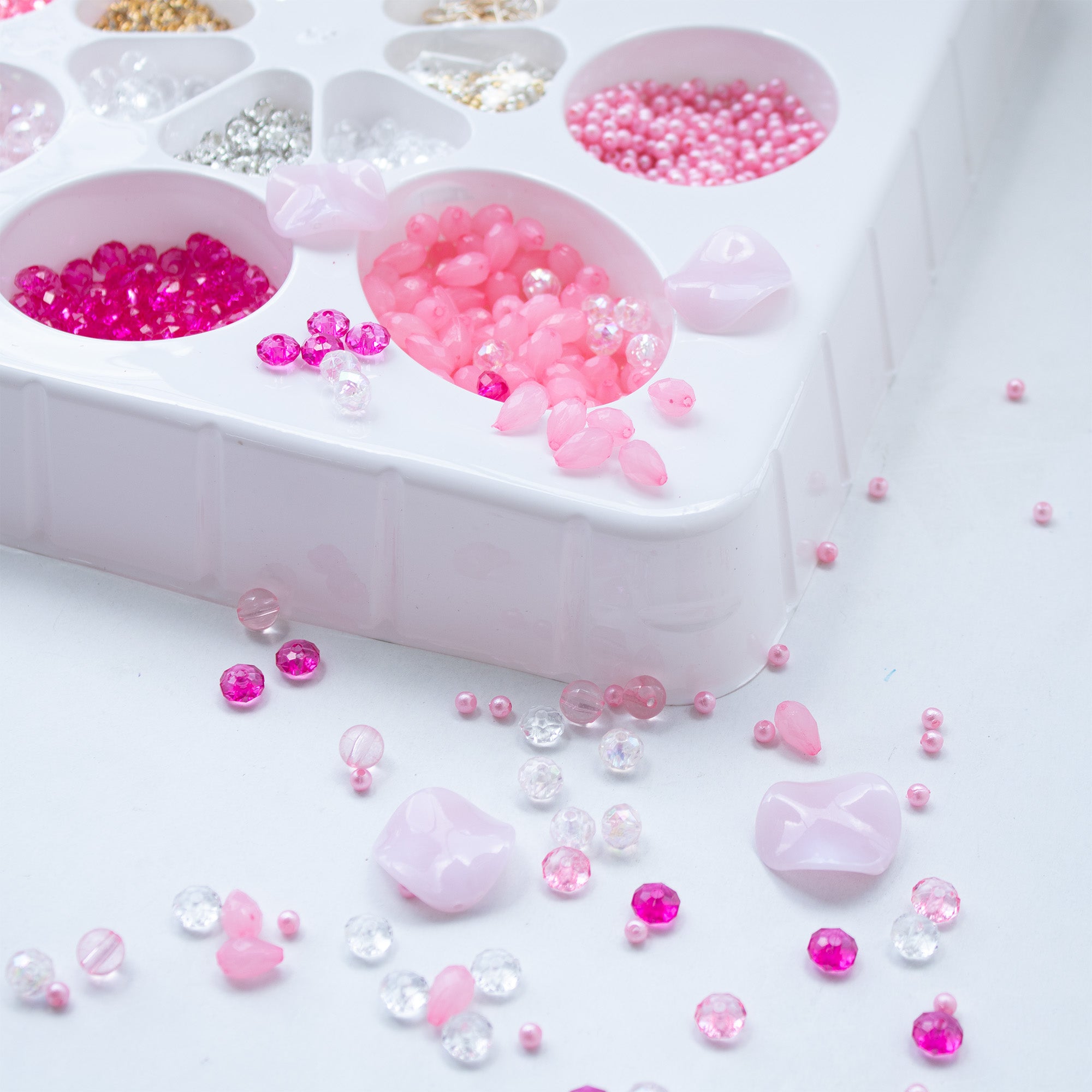 DIY Jewellery Artistry Kit Pink Passion 16 Cavity 1BOX