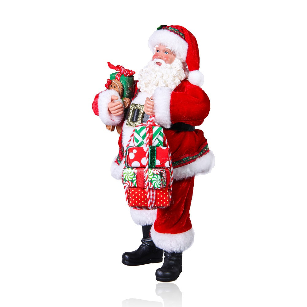 Collectible Presents Santa 28Cm 1Pc