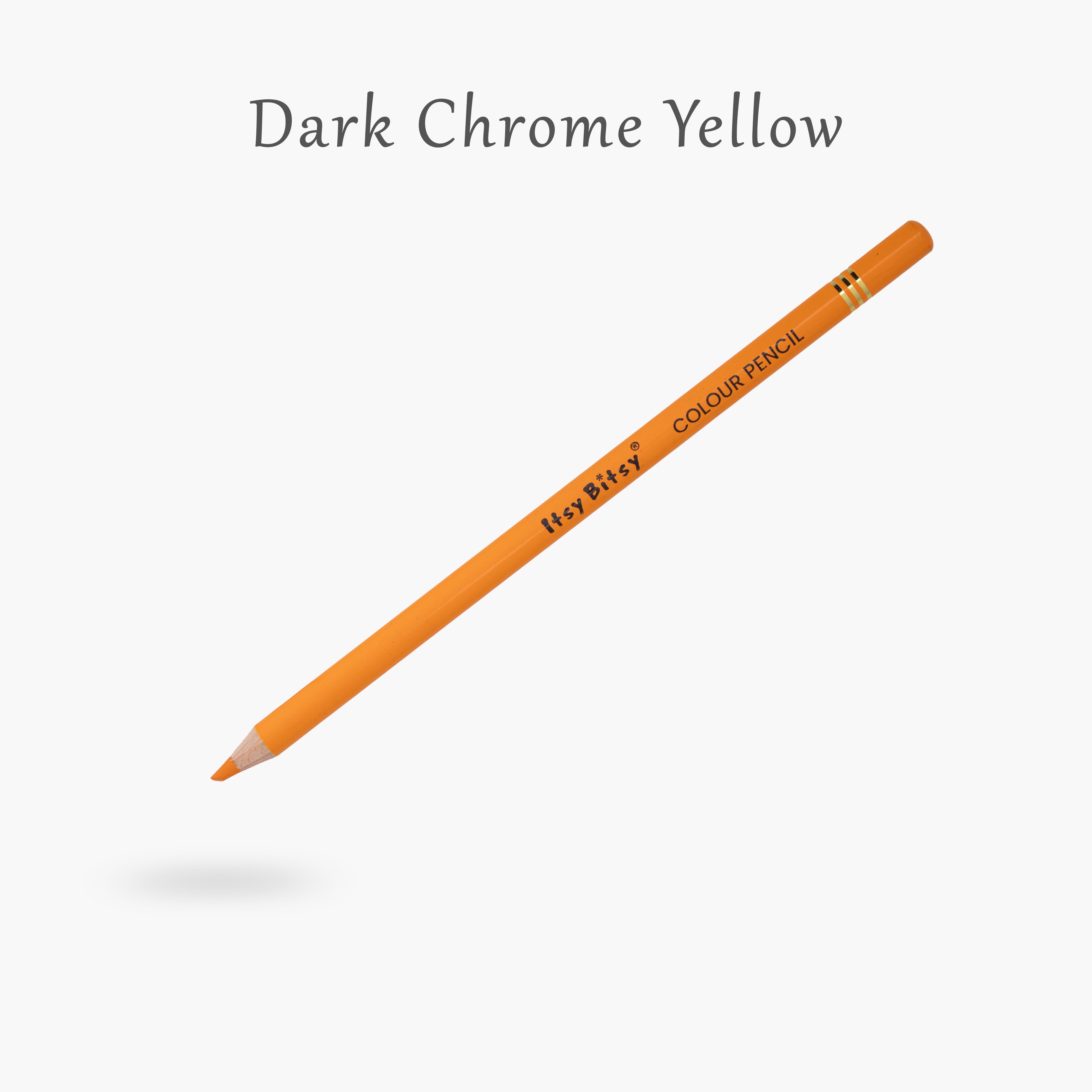 Premium Artist Colour Pencil 1pc - Dark Chrome Yellow