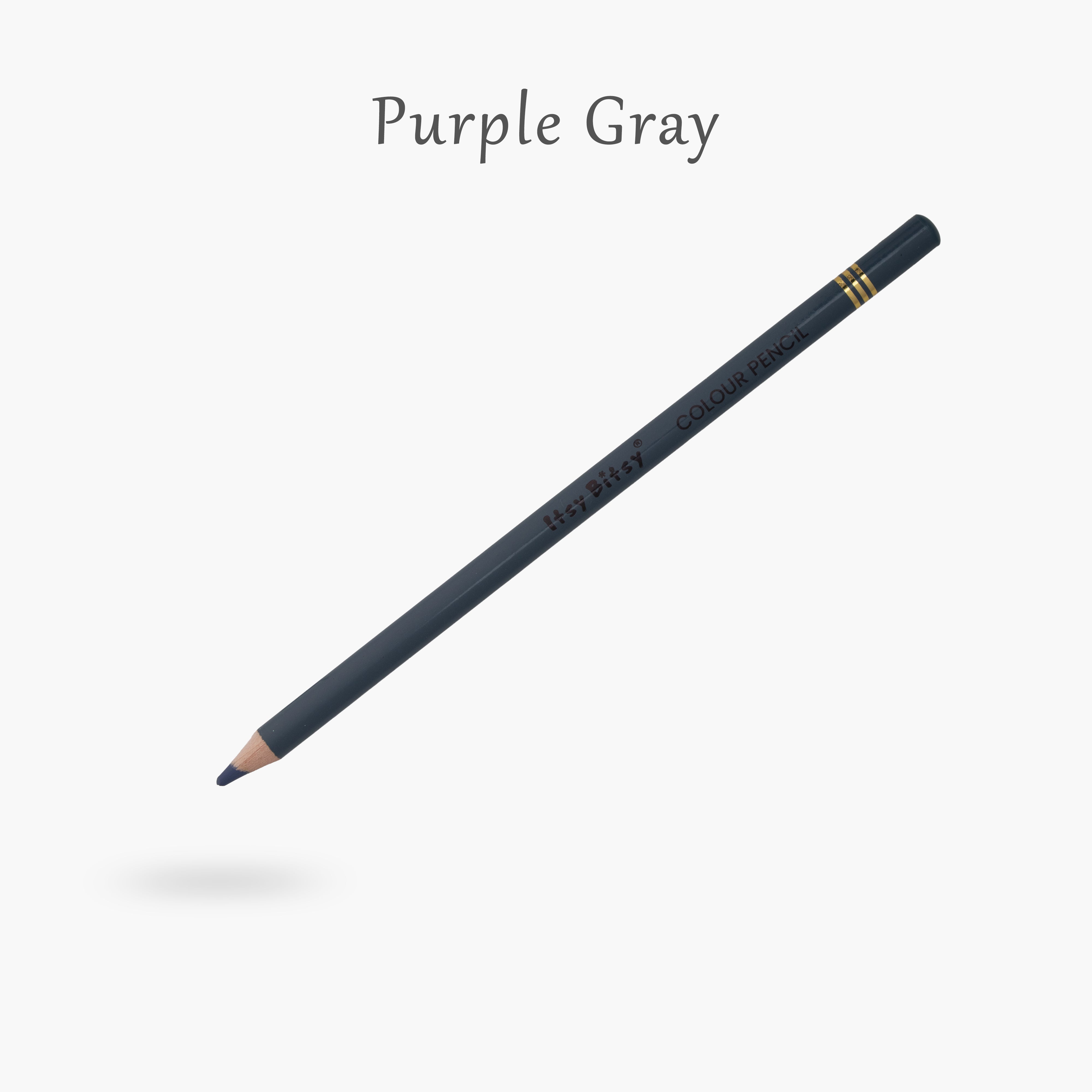 Premium Artist Colour Pencil 1pc - Purple Gray