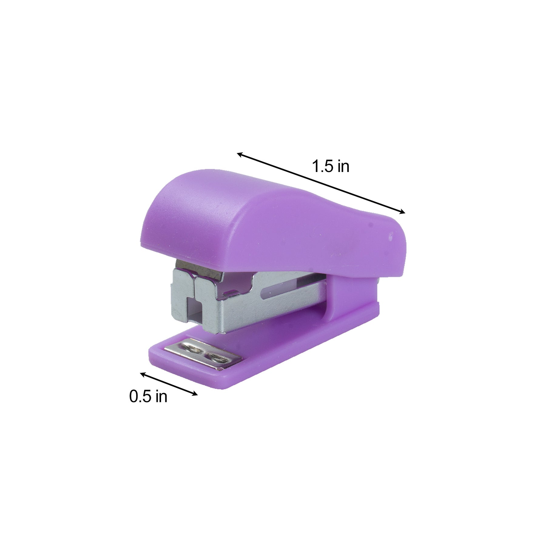 Mini Stapler with Stapler Pin No.10 4mm Pin Size Purple 1set Blister ...