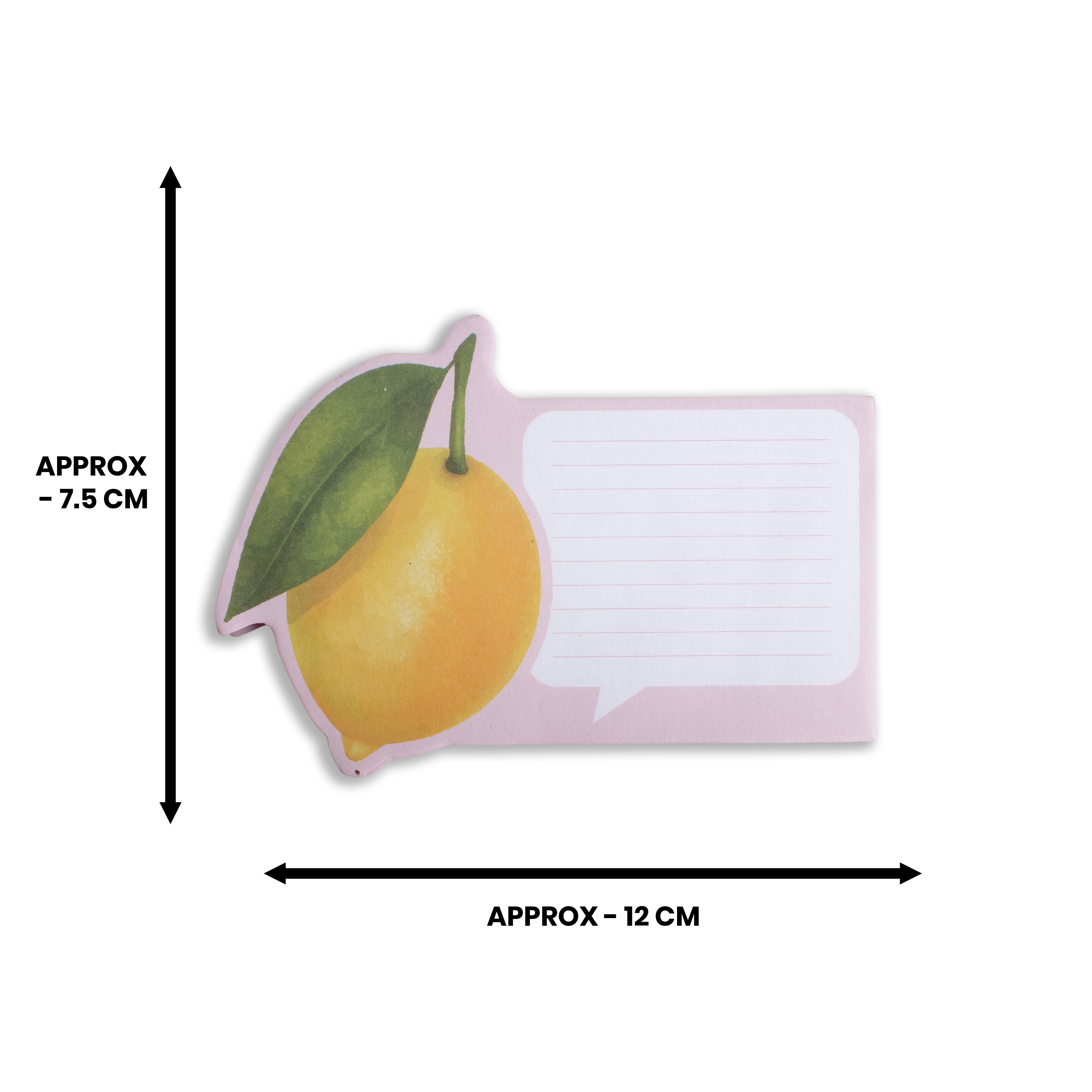 Sticky Notepad - Lemon 11.8 X 7.5cm 100Sheet