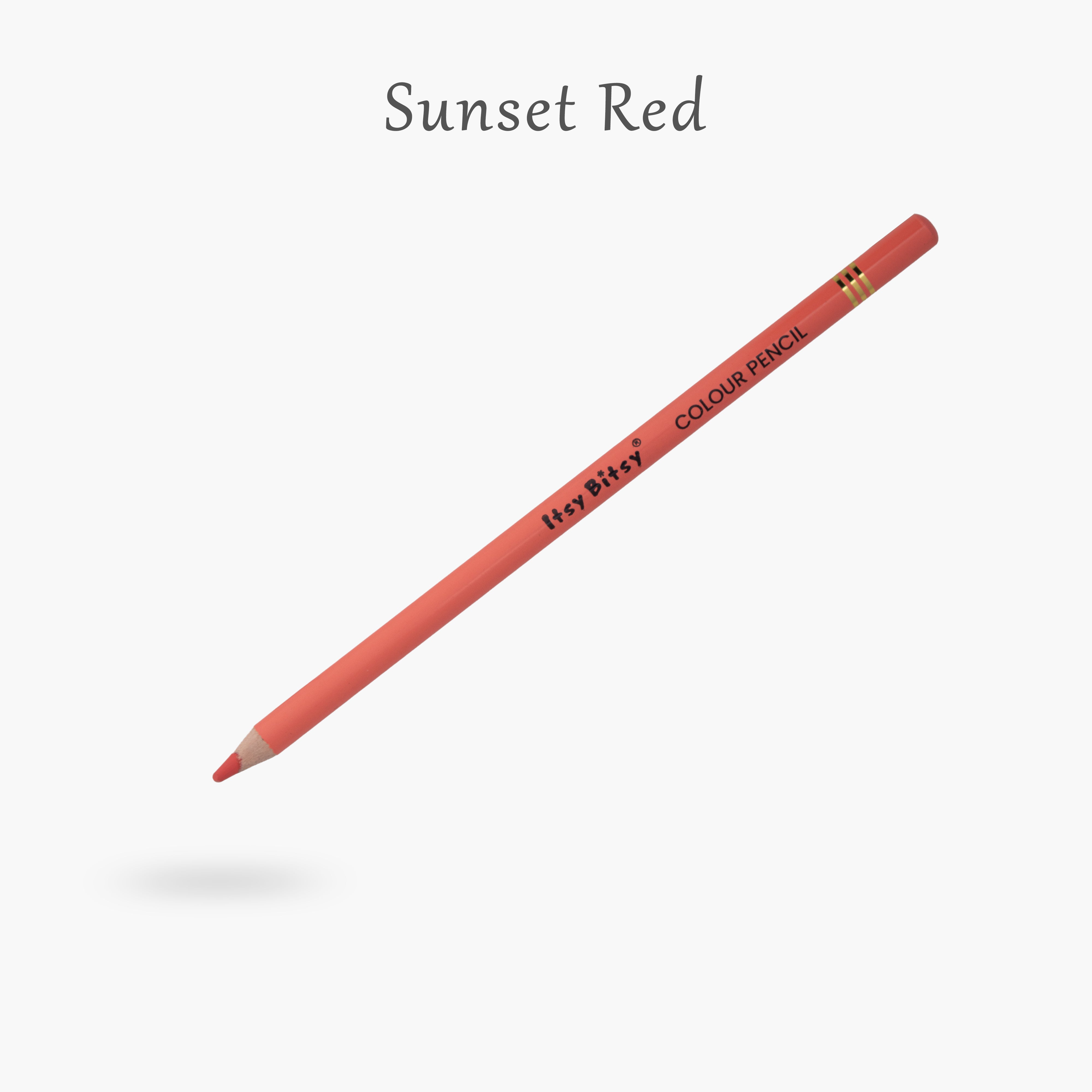 Premium Artist Colour Pencil 1pc - Sunset Red