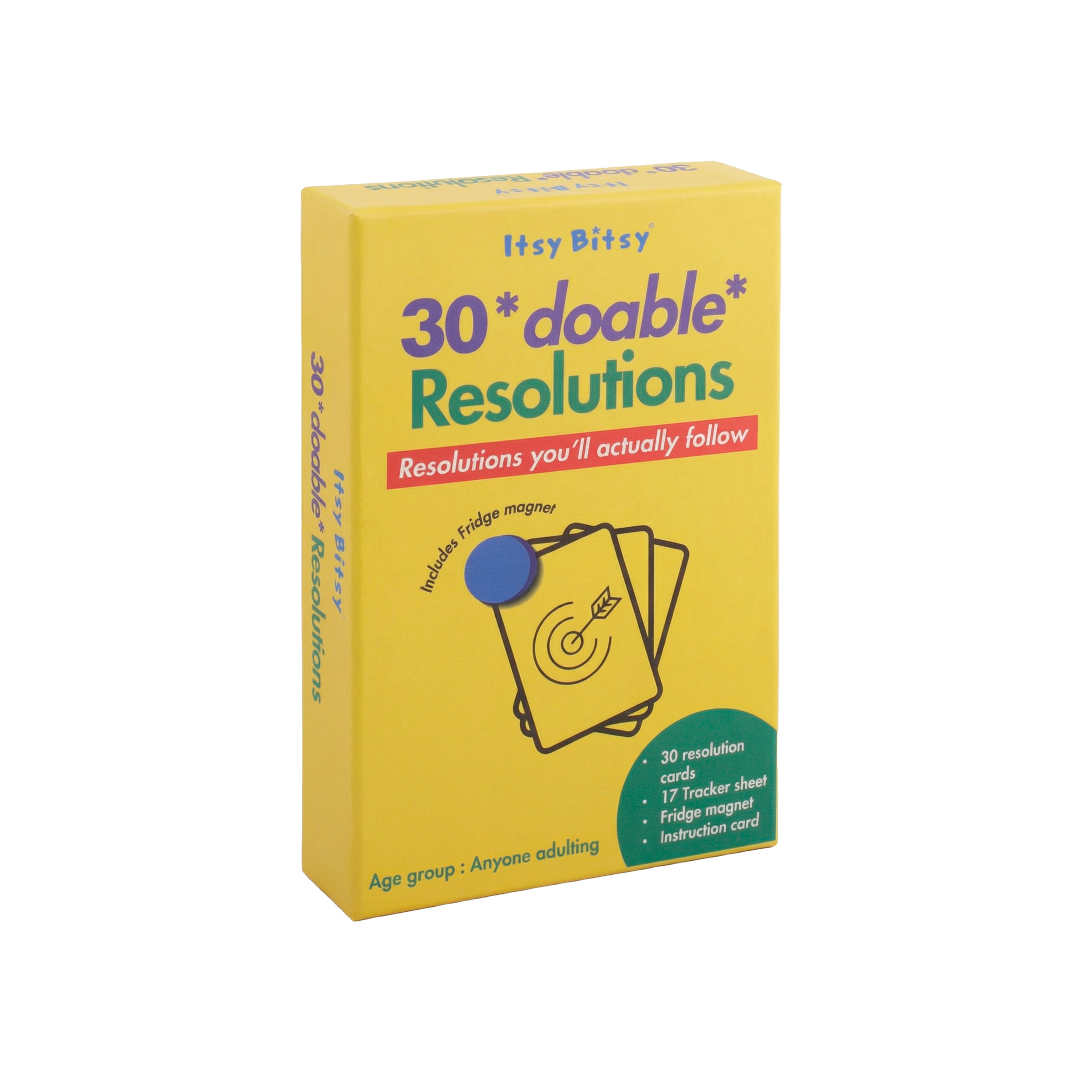 30 Doable Resolutions 1Box – Itsy Bitsy