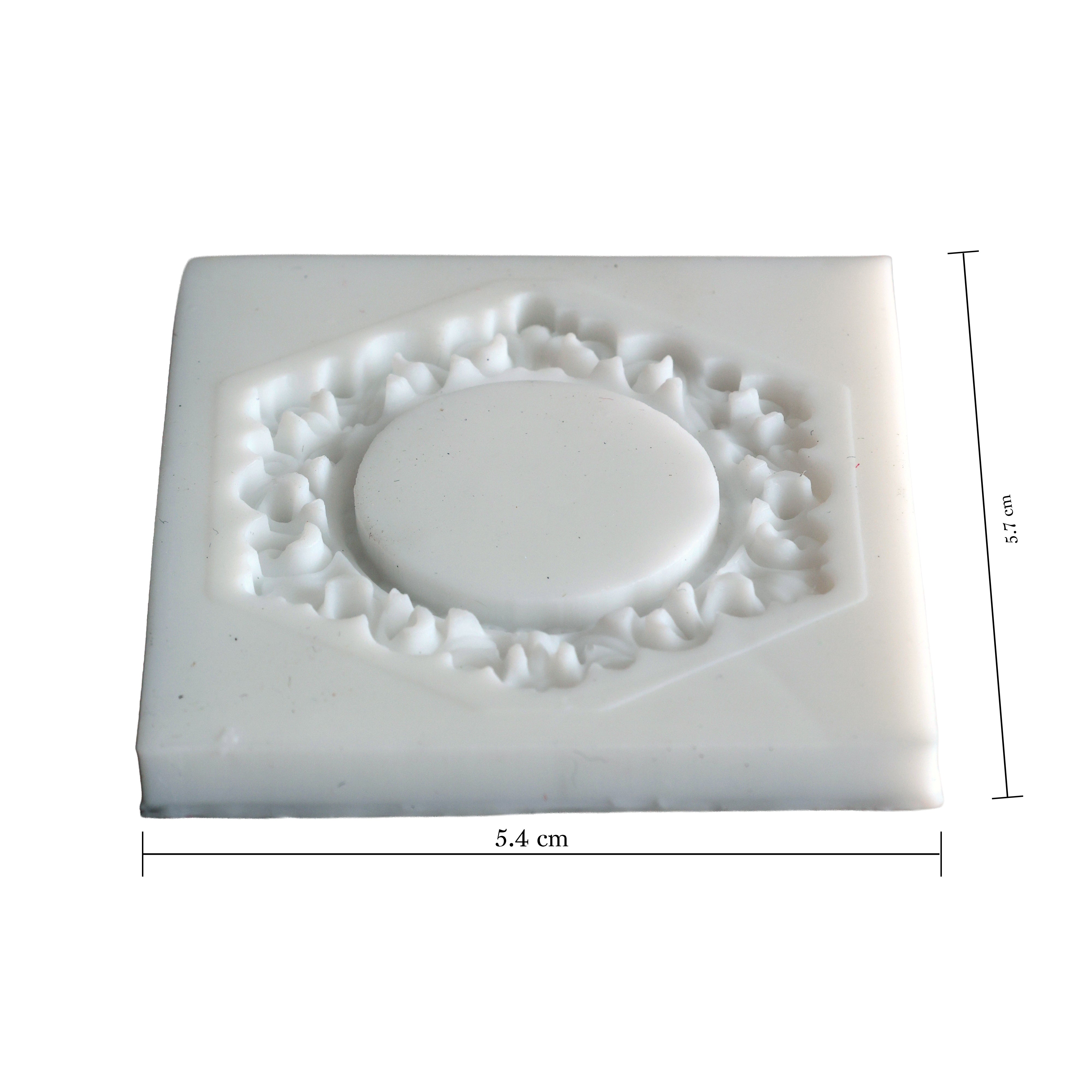 Silicone Mouldirl Rcle Frame L5.4 X W5.7Cm 1 Pc