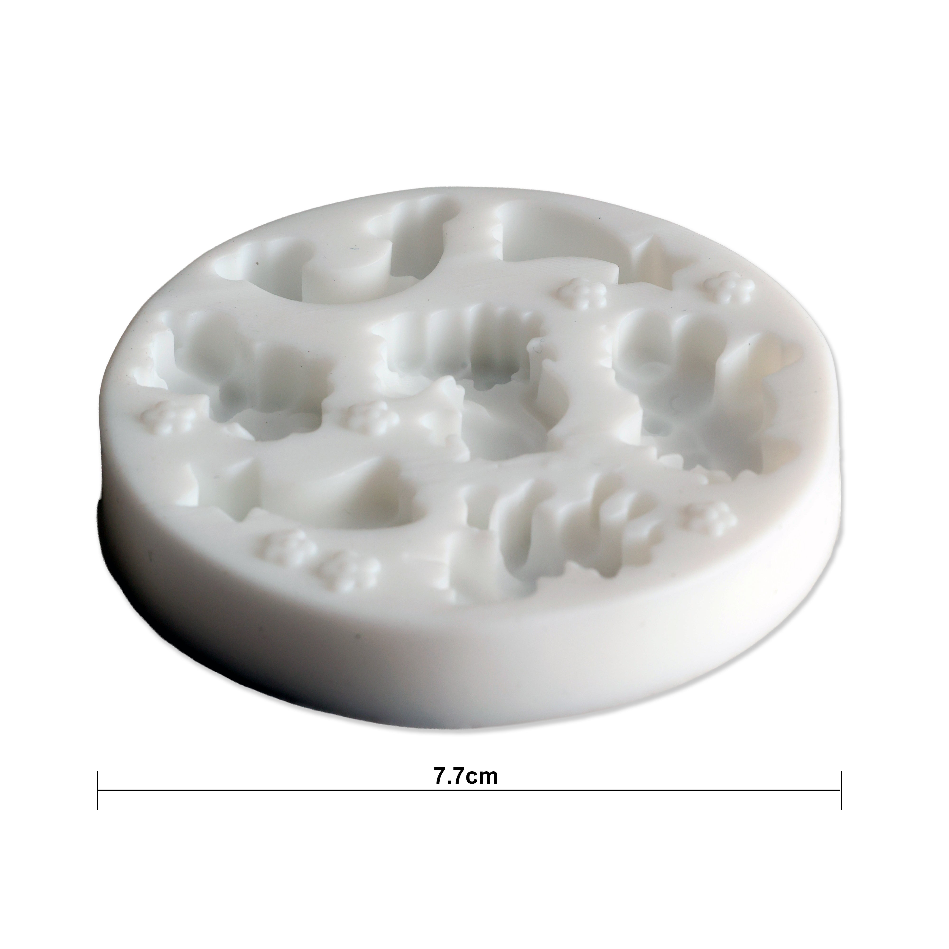 Silicone Mould Rainbow Unicorn L7.7Cm Dia 1 Pc