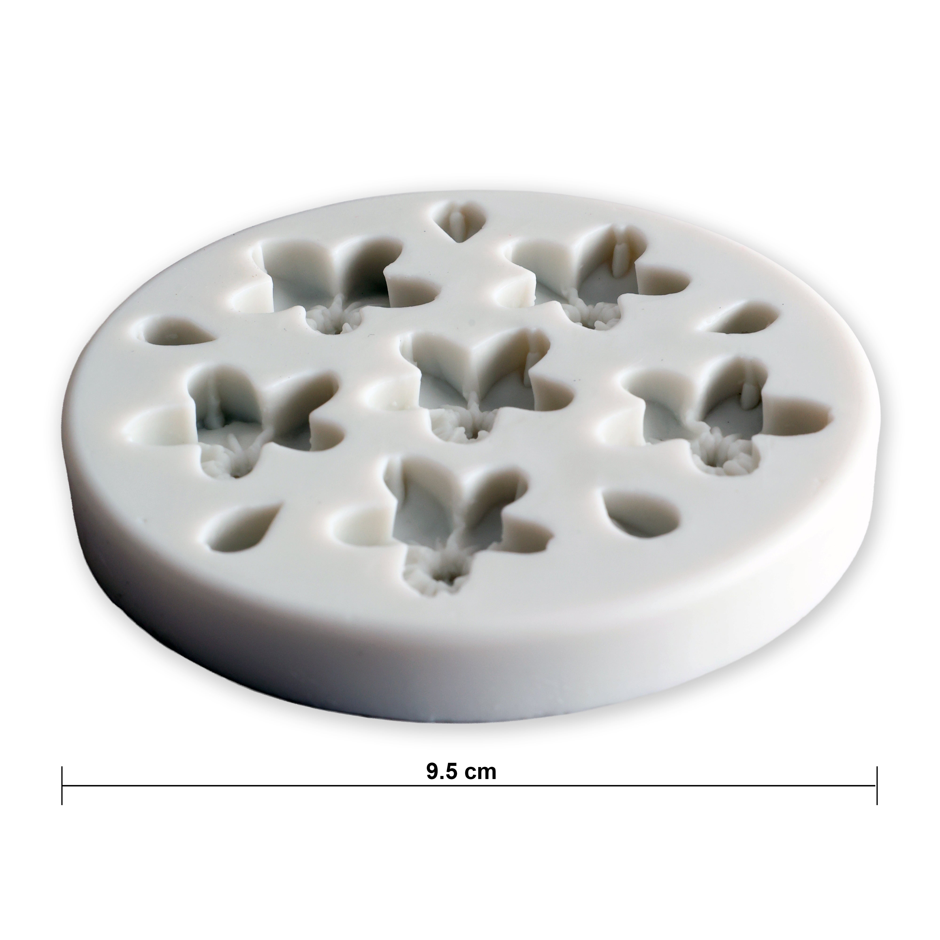 Silicone Mould Blossoms 9.5Cm Dia 1 Pc