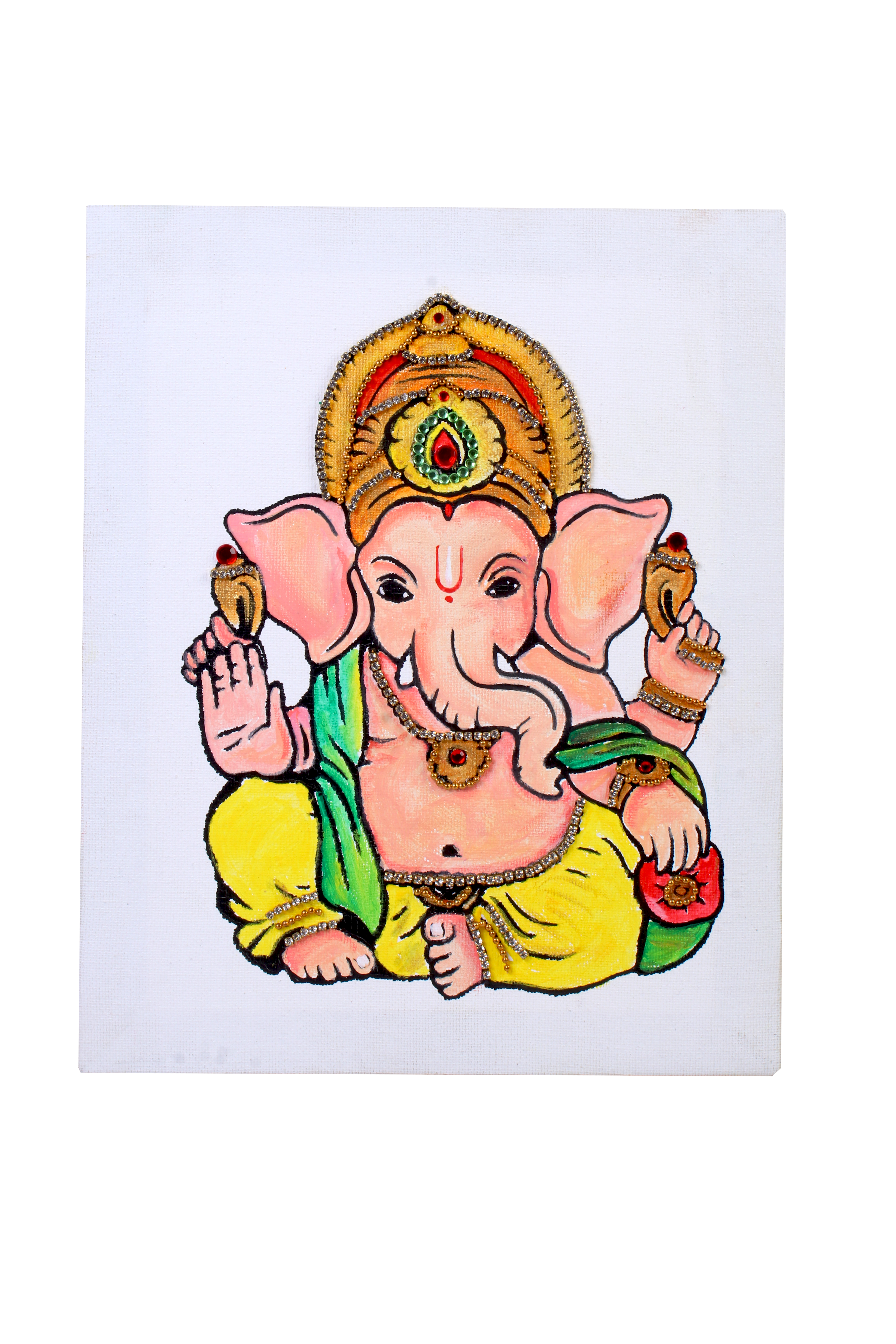 DIY Ganesha Canvas Paint & Decorative Kit