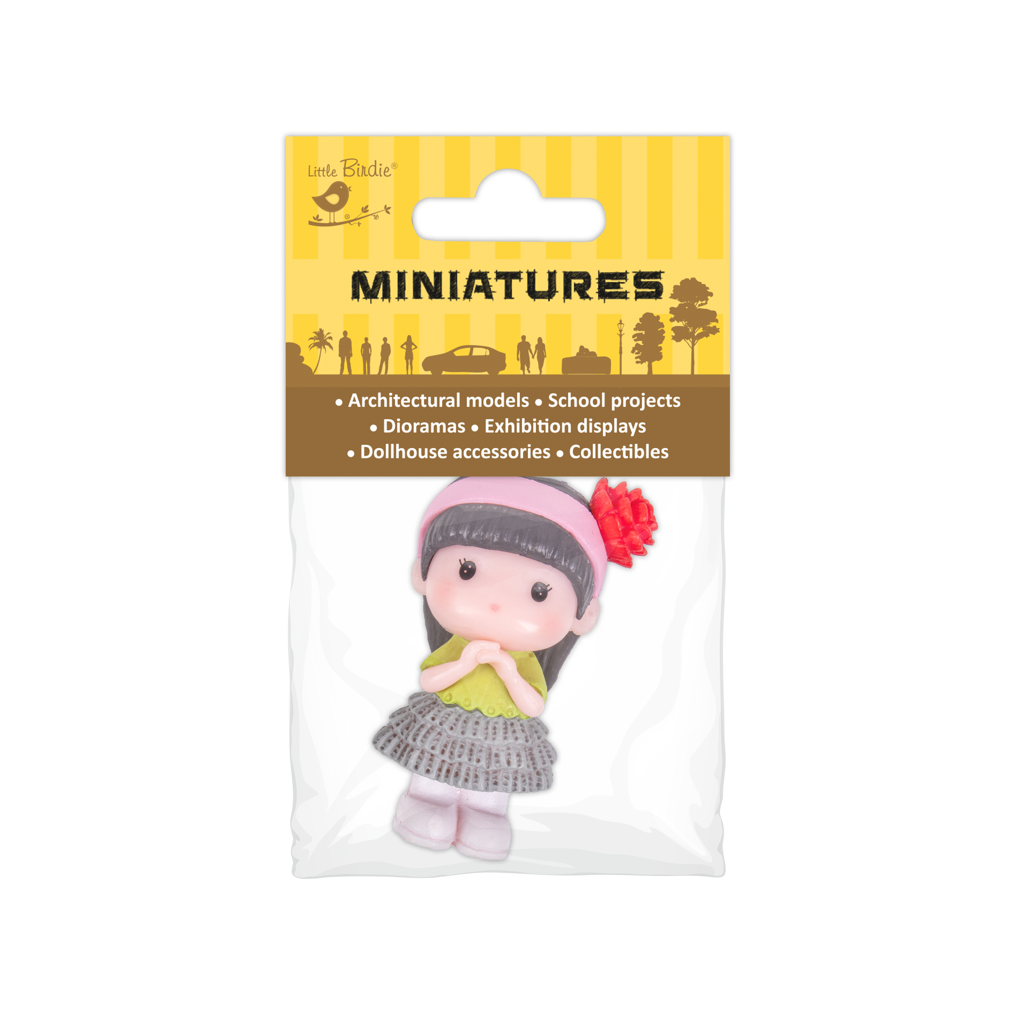 Miniatures Cute Girl 1Pc Assorted