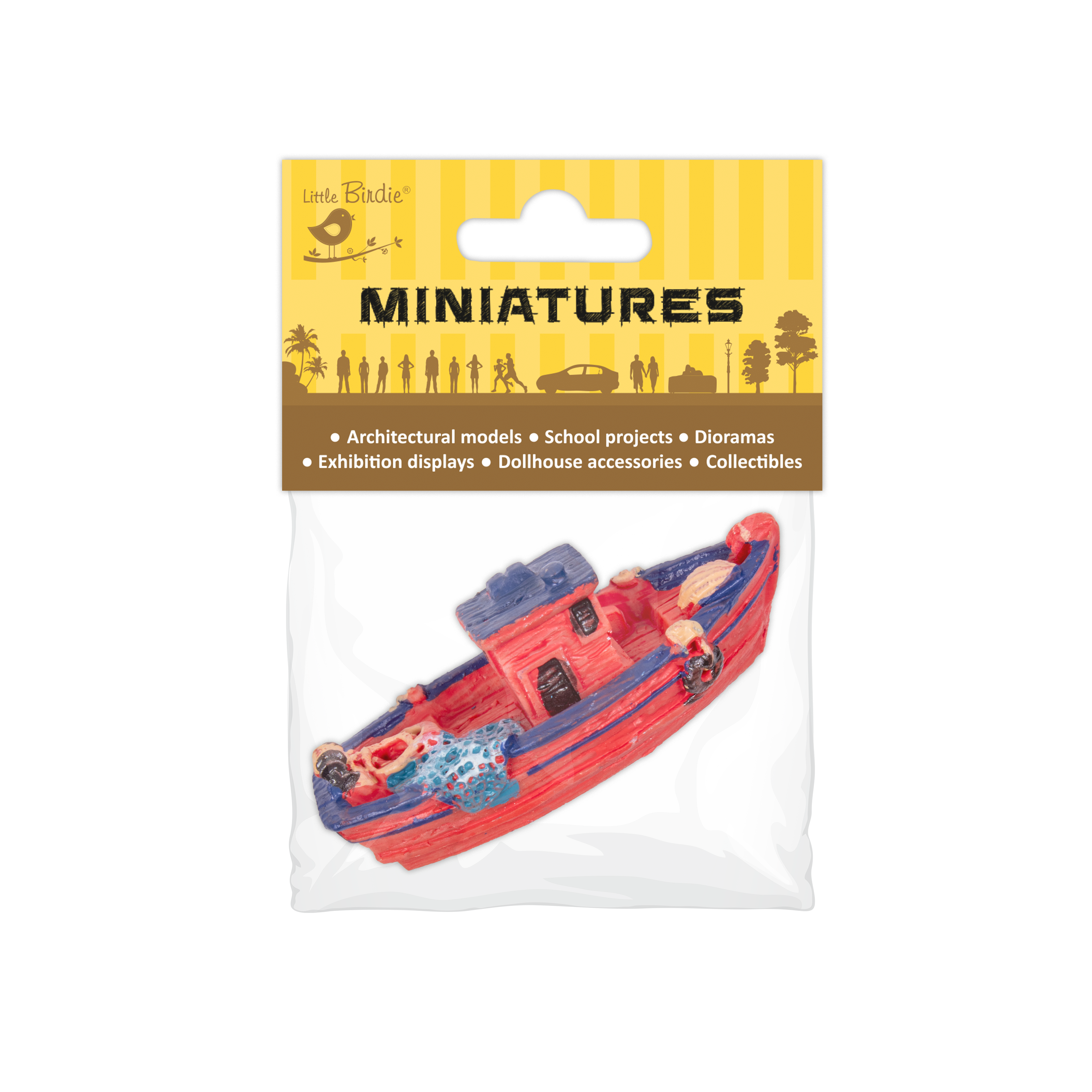 Miniatures Boat 1Pc Assorted