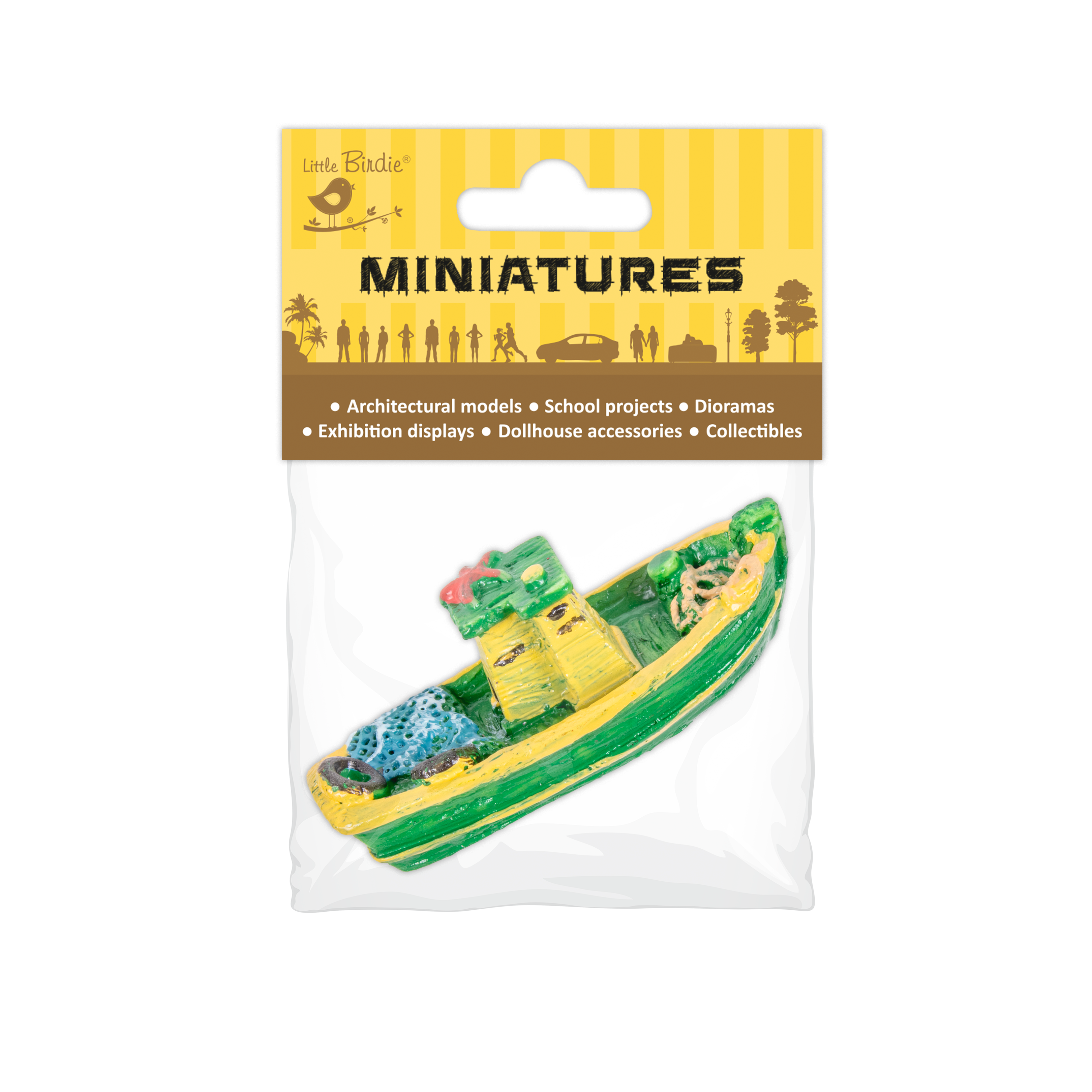 Miniatures Boat 1Pc Assorted