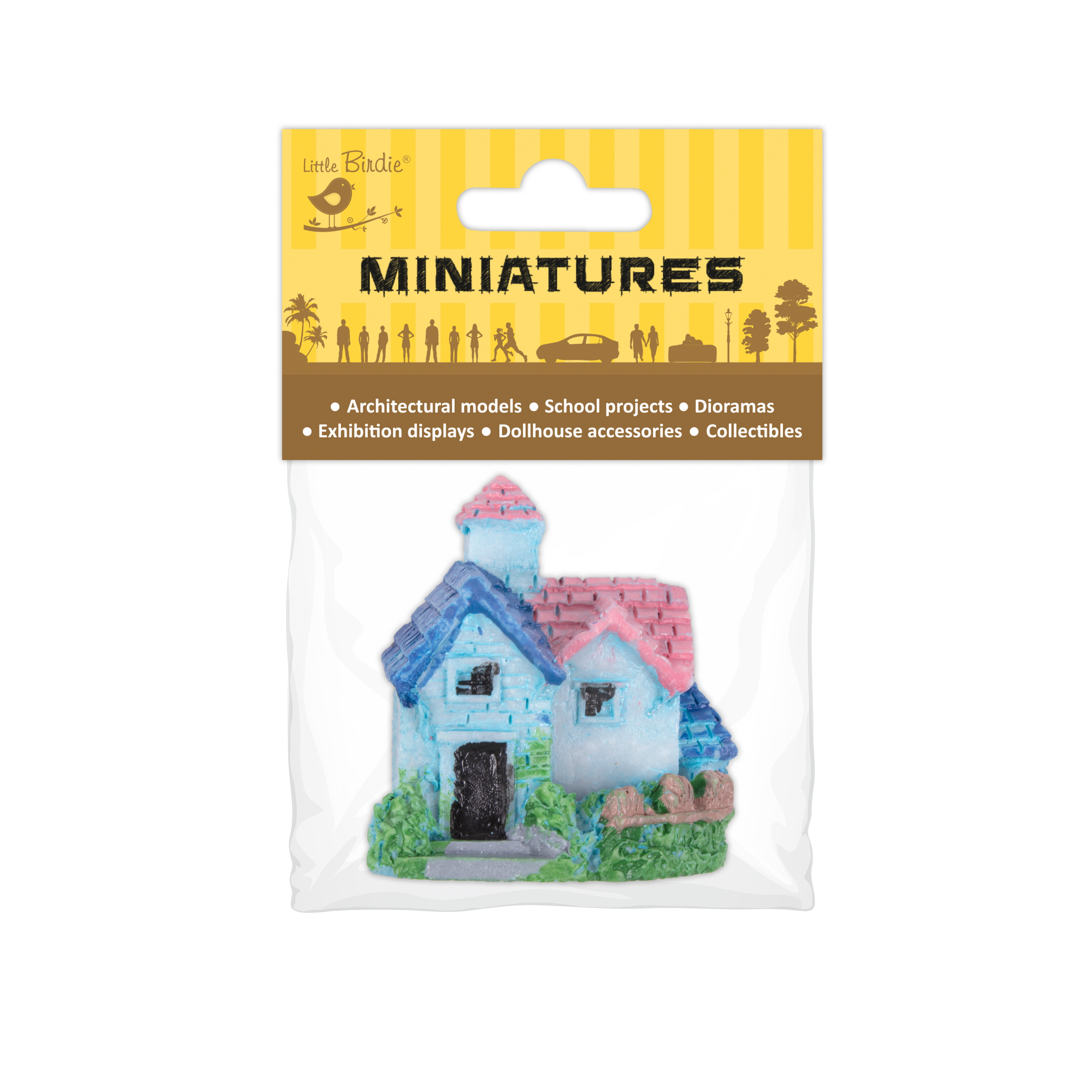 Miniatures Country Cottage  Assorted Design 1Pc