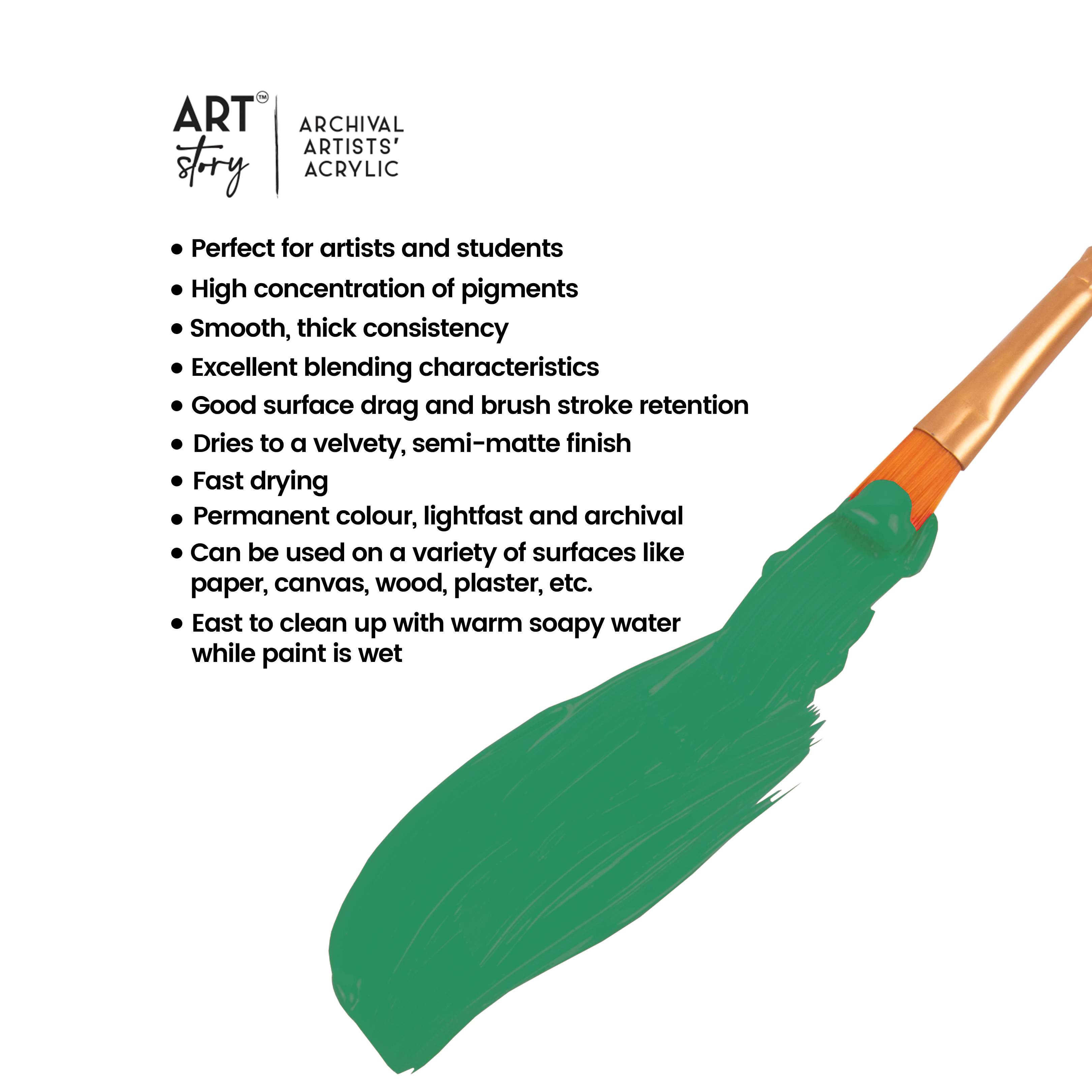 Artists Acrylic Colour Phthalo Green 30ml Tube