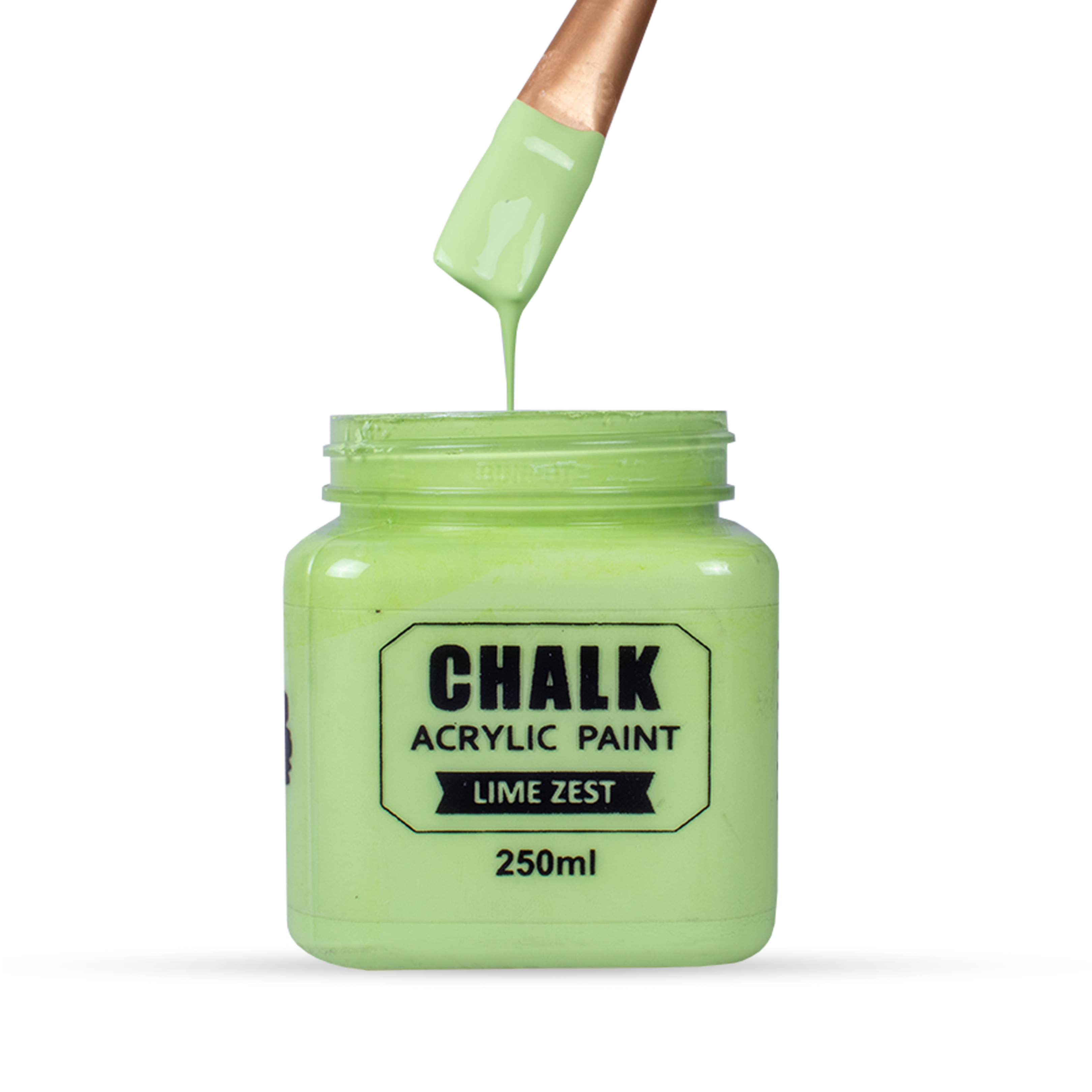 Home Decor Chalk Paint Lime Zest 250Ml Bottle