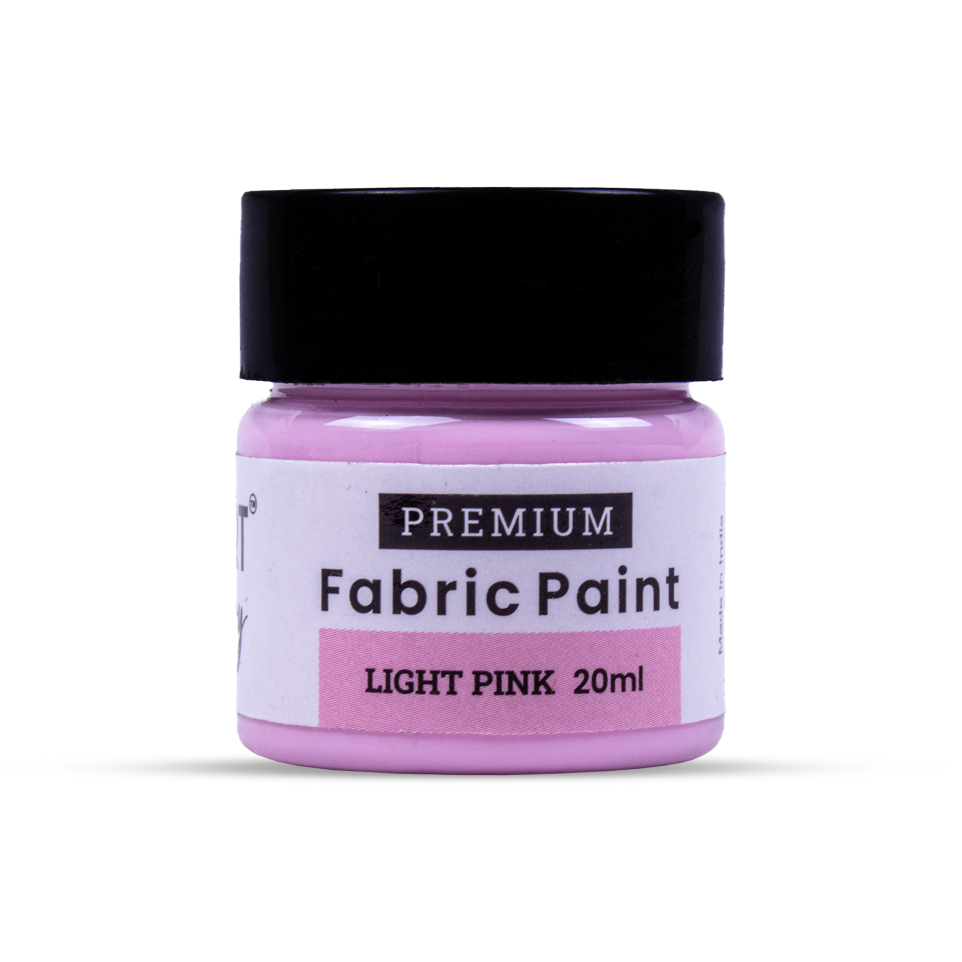 Acrylic Fabric Paint Light Pink 20ml Bottle
