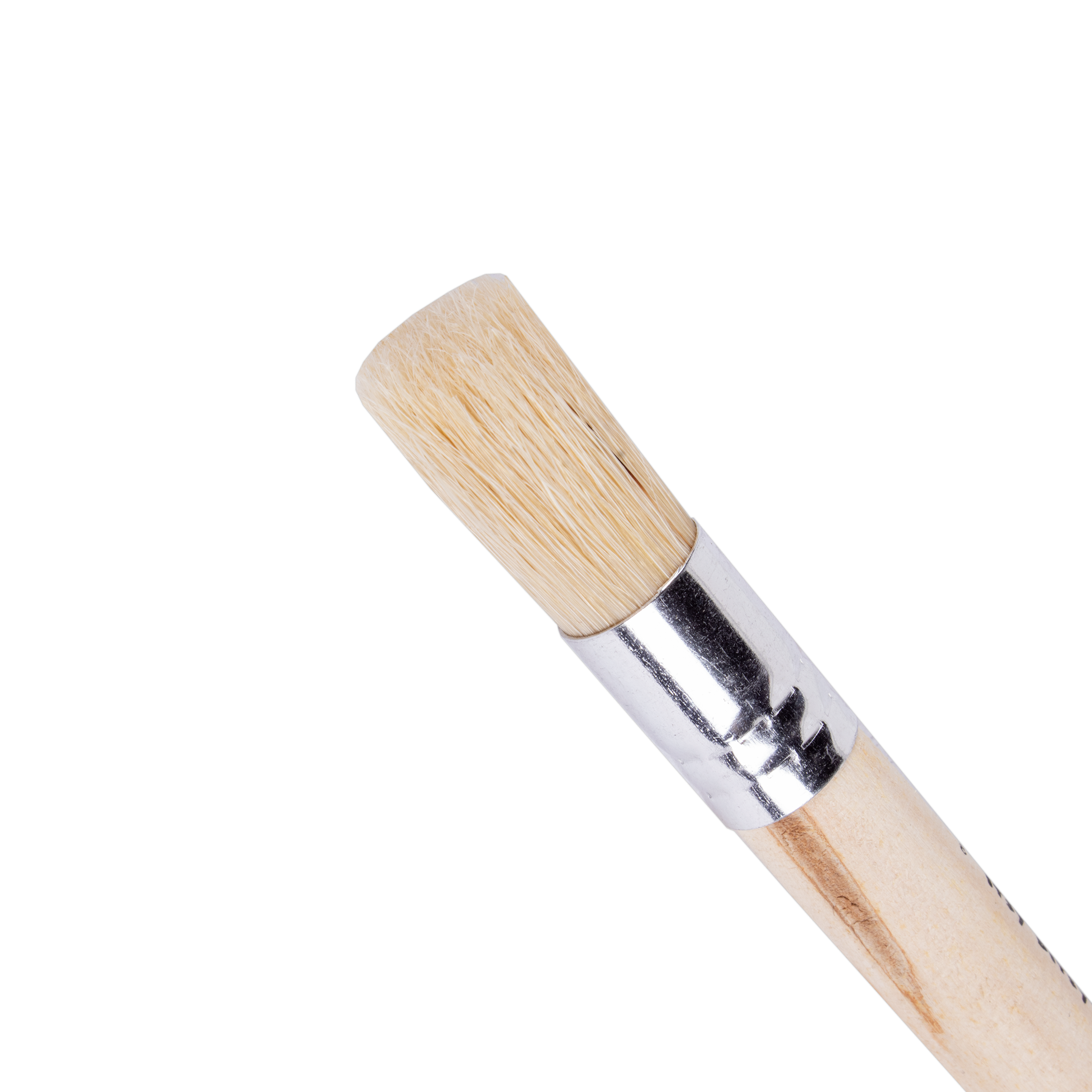 Stencil Brush Bristle Hair Wooden Handle Size.8 1 Pc