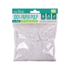 Paper Pulp for Papier Mache Crafts - White, 100gms