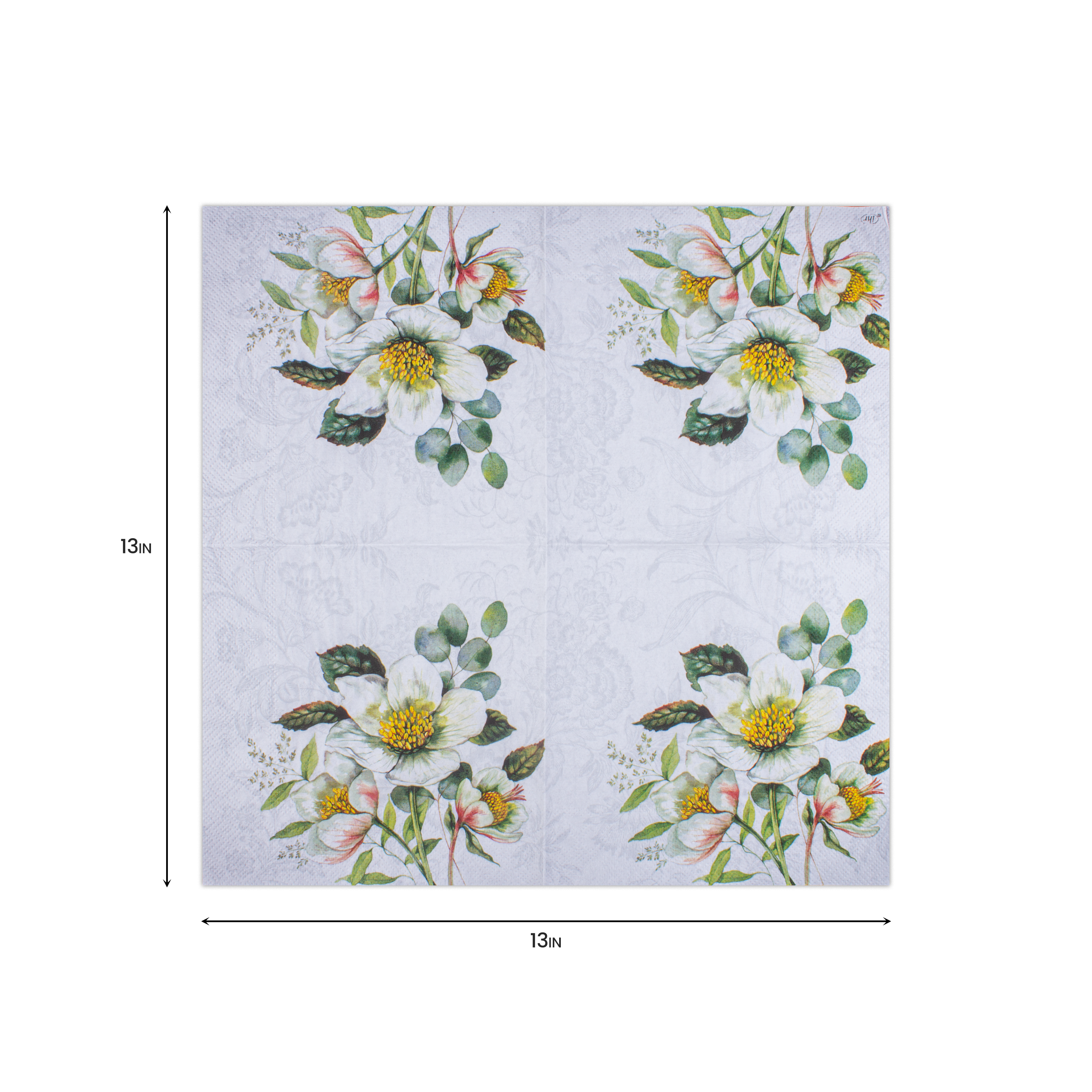 Decoupage Napkin Poet's Daffodil 13 X 13inch 3 Ply 1pc