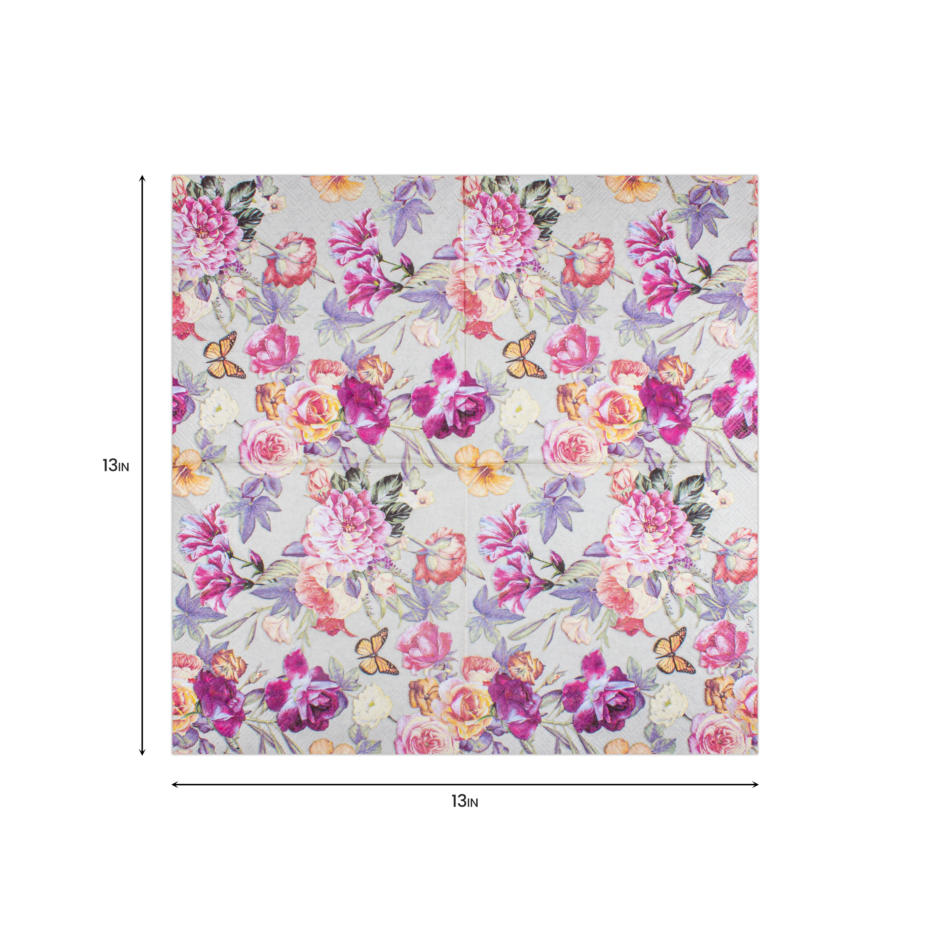 Decoupage Napkin Blooming Paradise 13in X 13in 3 Ply 1pc