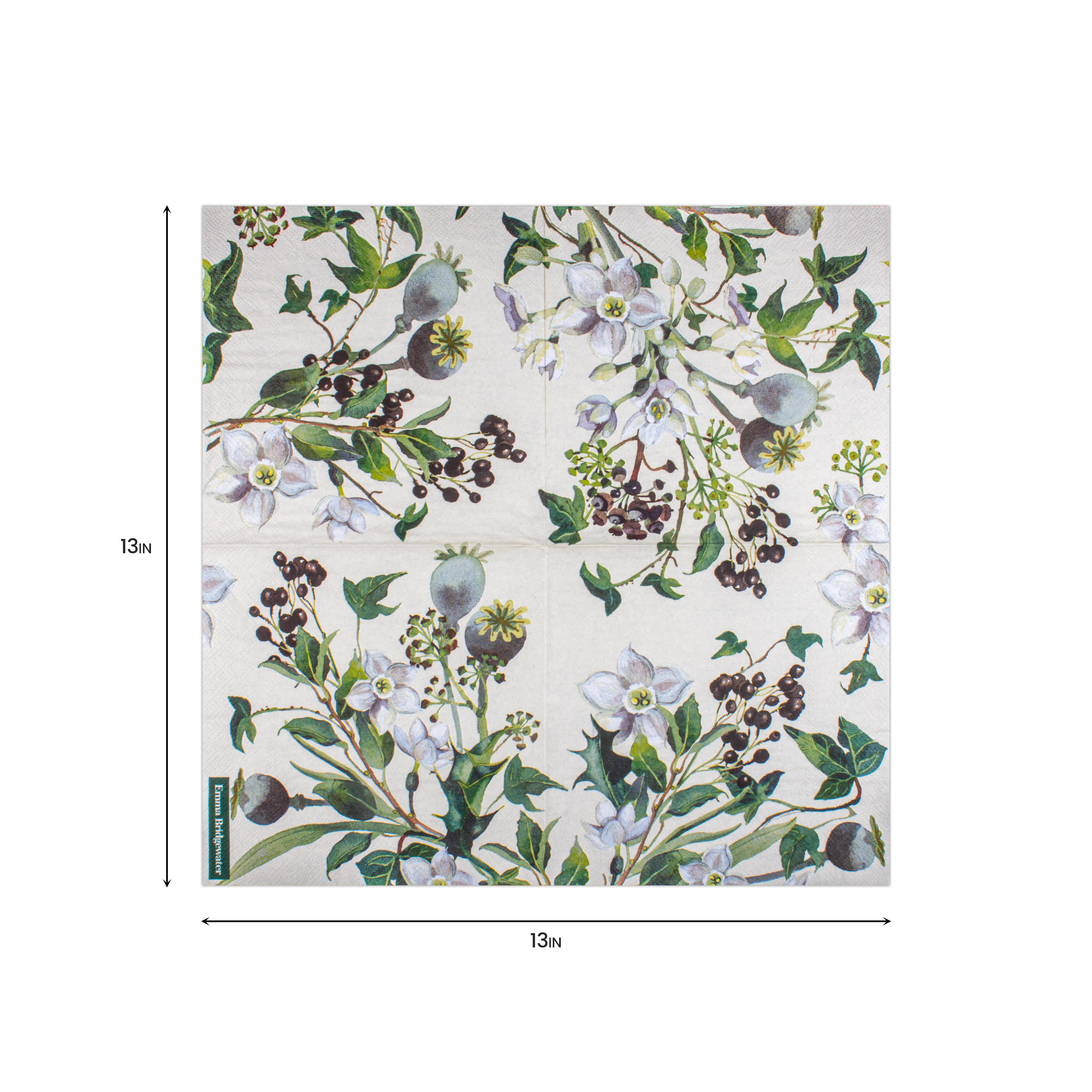 Decoupage Napkin Wild Olive 13in X 13in 3 Ply 1pc