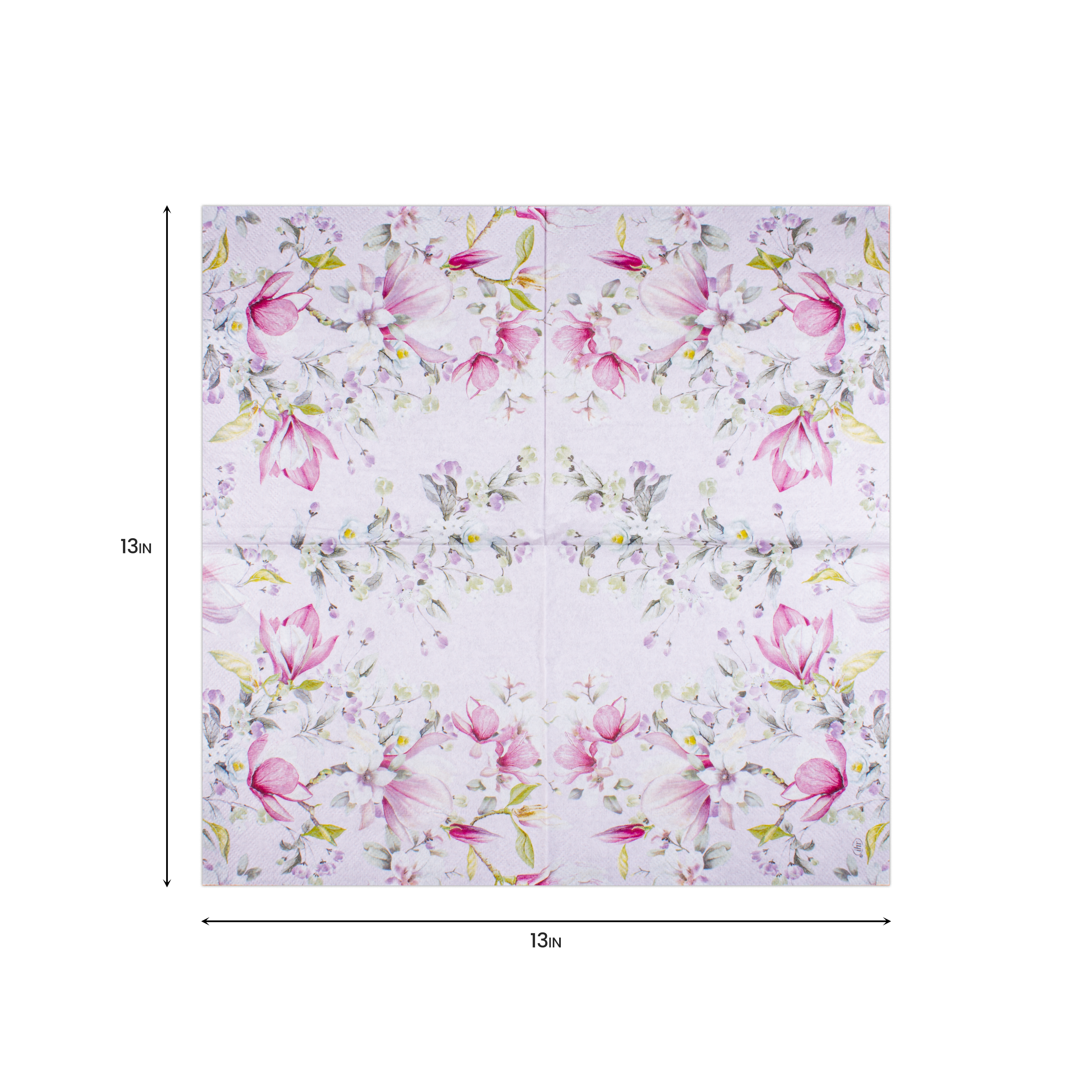 Decoupage Napkin Magnolia Blooms 13 X 13inch 3 Ply 1pc