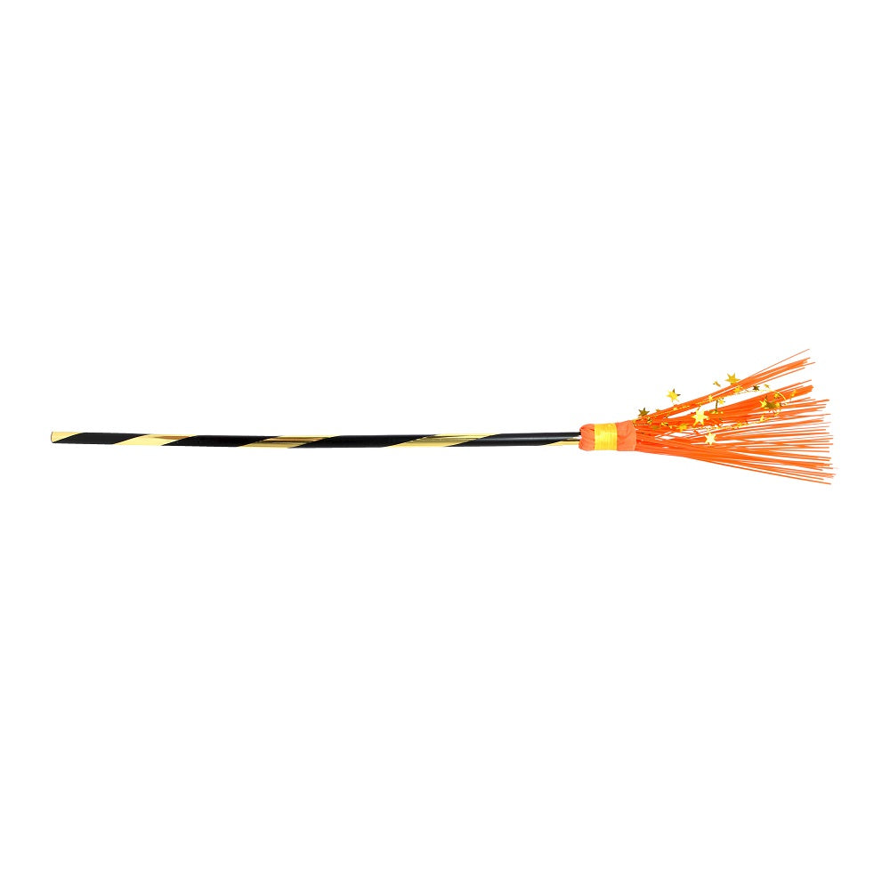 Witches Assorted Broom 93Cm 1Pc