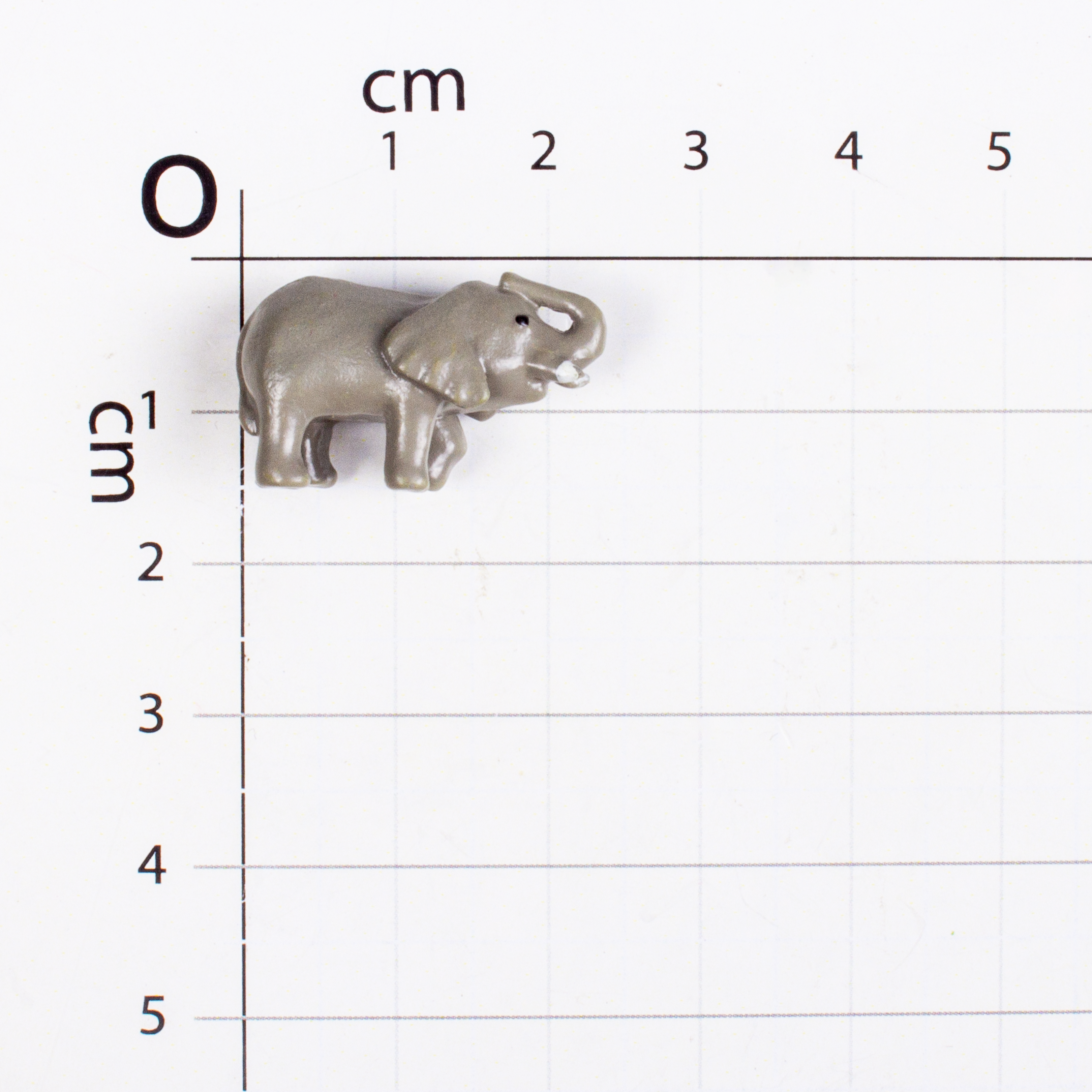 Miniature Elephant Grey L2.3 X W10 X H14mm1pc