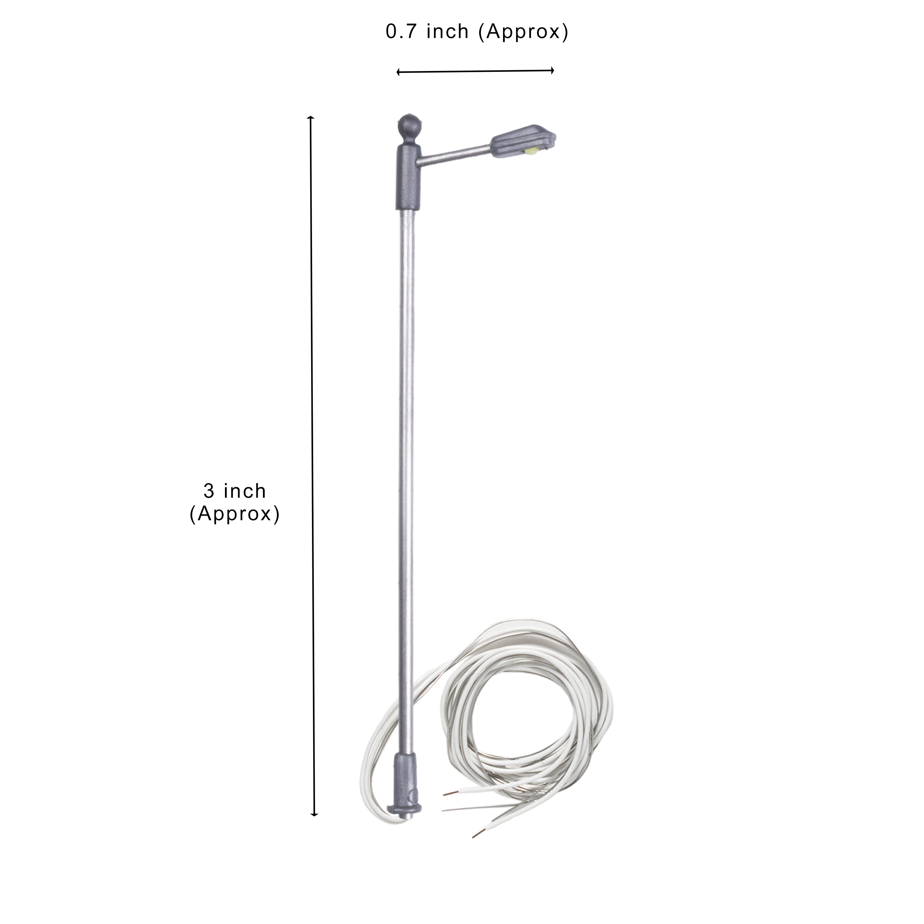 Miniature LED Street Light 3V H68mm 1pc