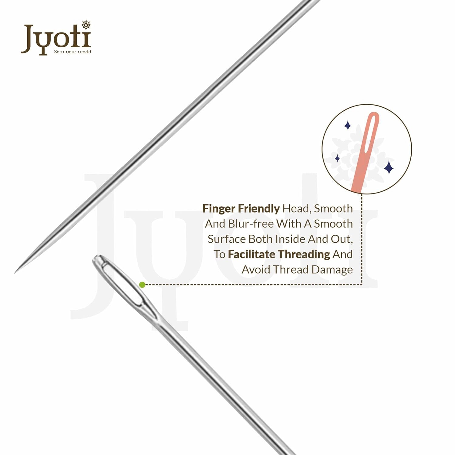 Sewing Needle Long Darners No.7 20 Pc