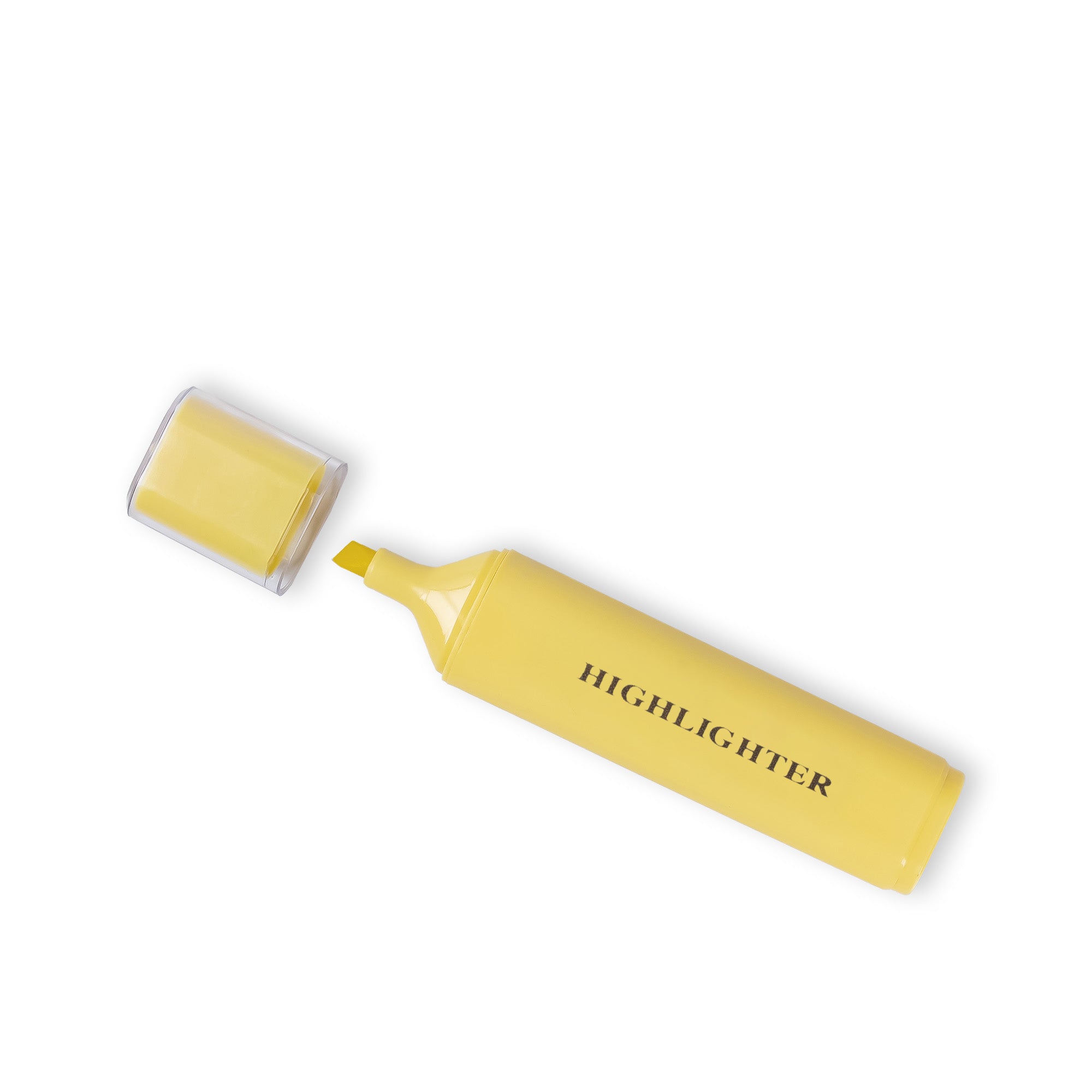 Highlighter Marker Pastel Yellow 1pc