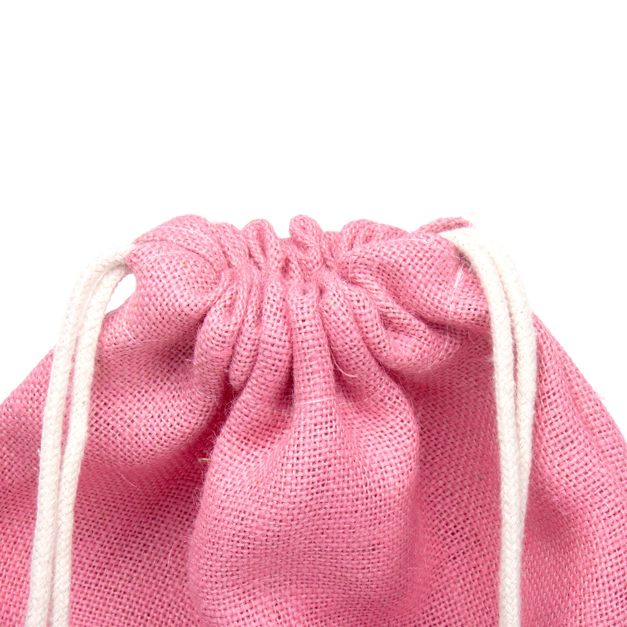 Burlap Backpack Assorted Colours L16.9 X W12.9inch 1pc