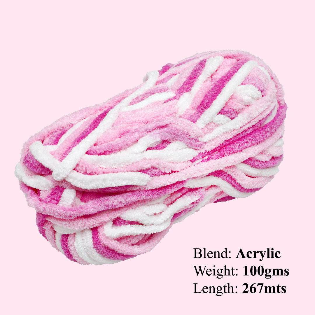 Snuggly Blanket Knitting/Crochet Yarn 100% Acrylic Rose Pink 267m 100g