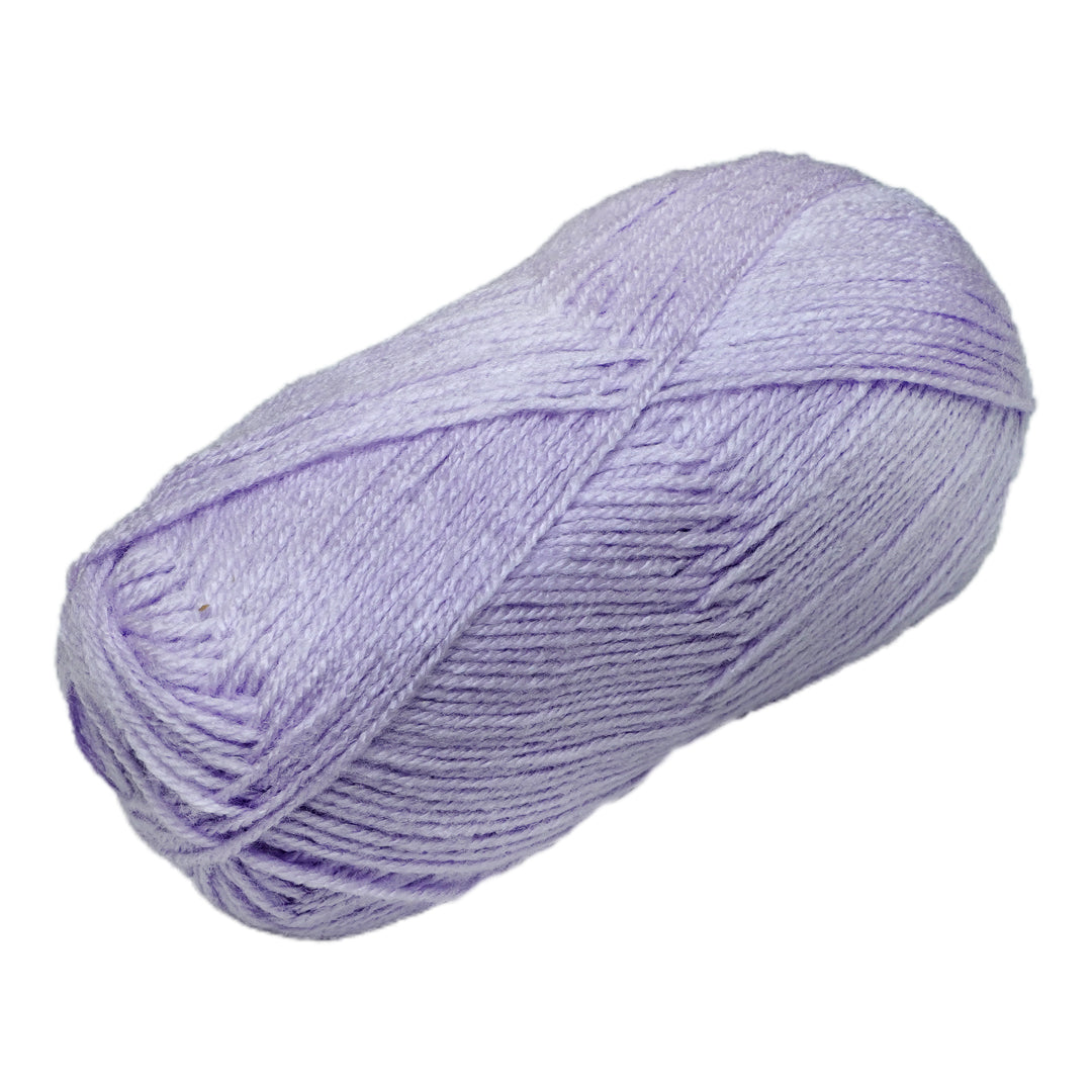 Snuggly Blanket Knitting/Crochet Yarn 100% Acrylic Light Lavender 267m 100g