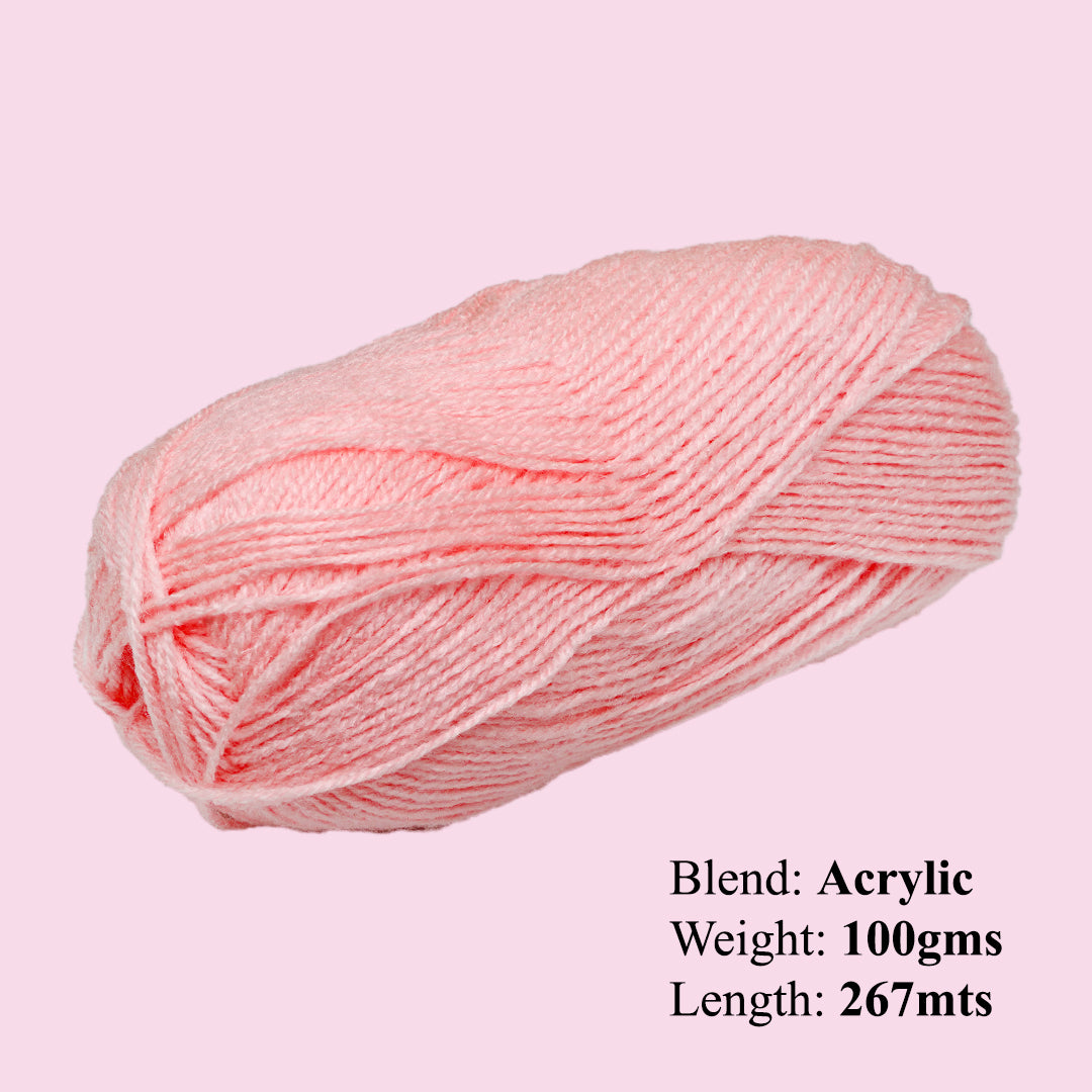 Snuggly Blanket Knitting/Crochet Yarn 100% Acrylic Pink Dove 267m 100g
