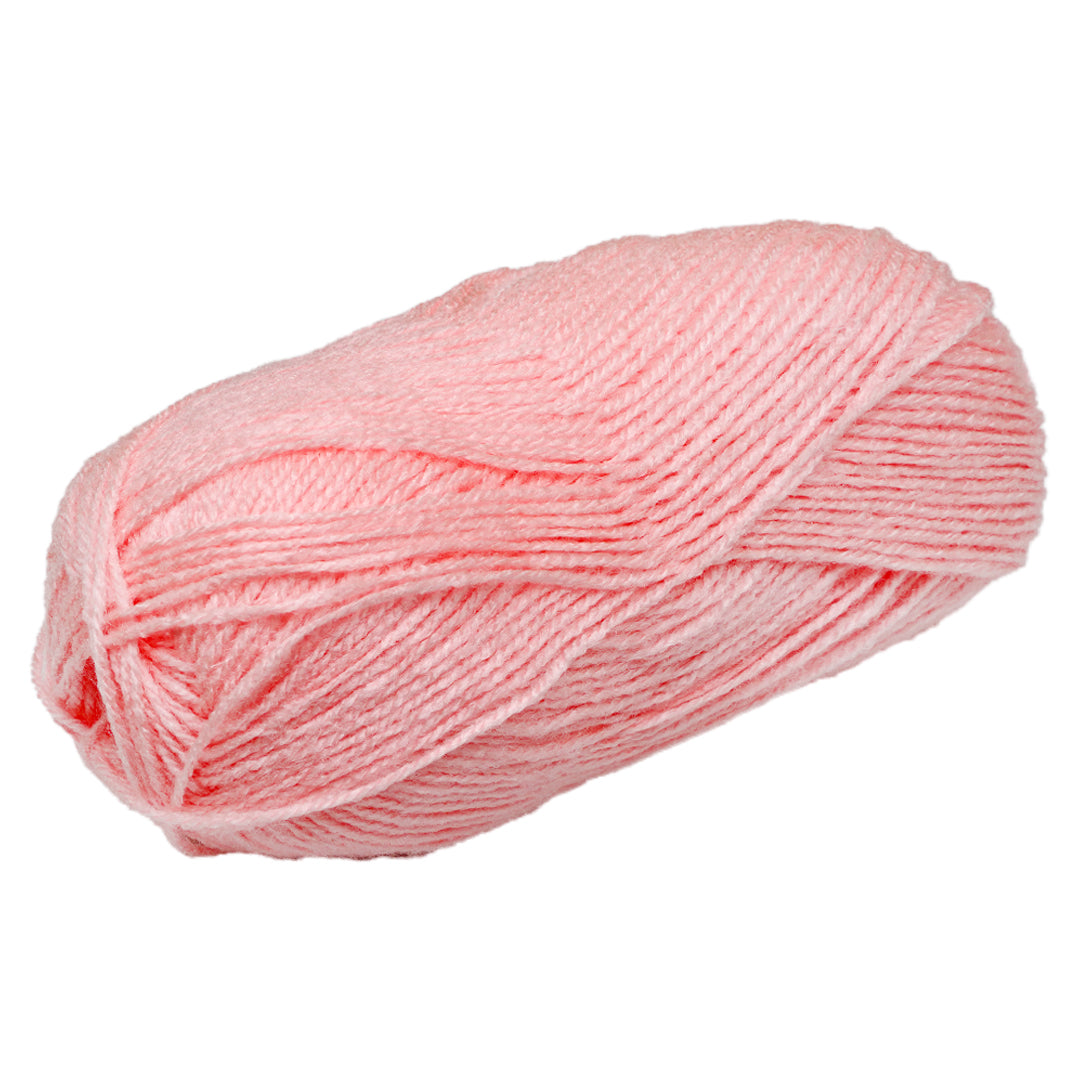 Soft Baby Knitting/Crochet Yarn 100% Acrylic Rose Pink 267m 100g