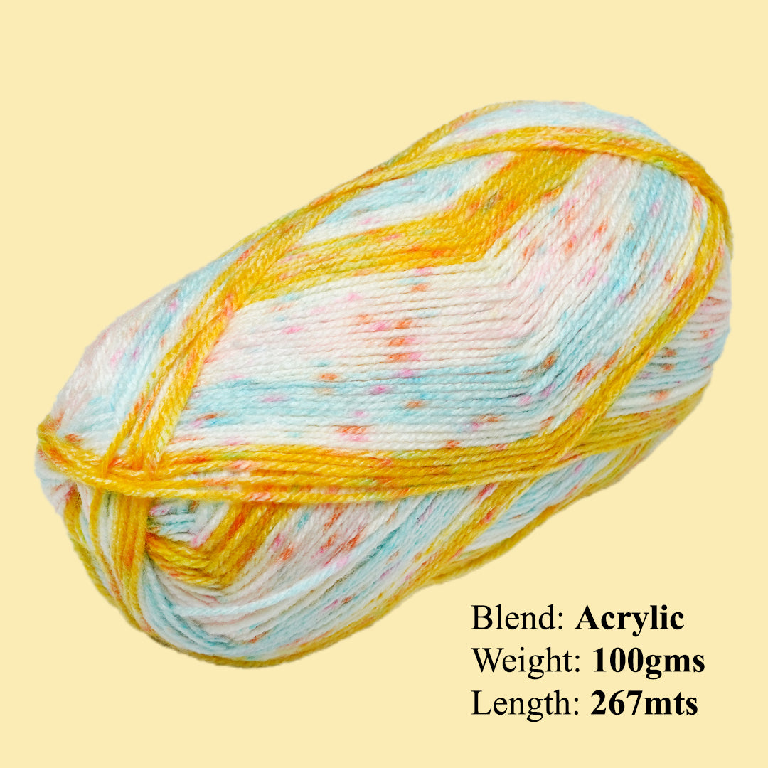 Snuggly Blanket Knitting/Crochet Yarn 100% Acrylic Morning Sky 267m 100g