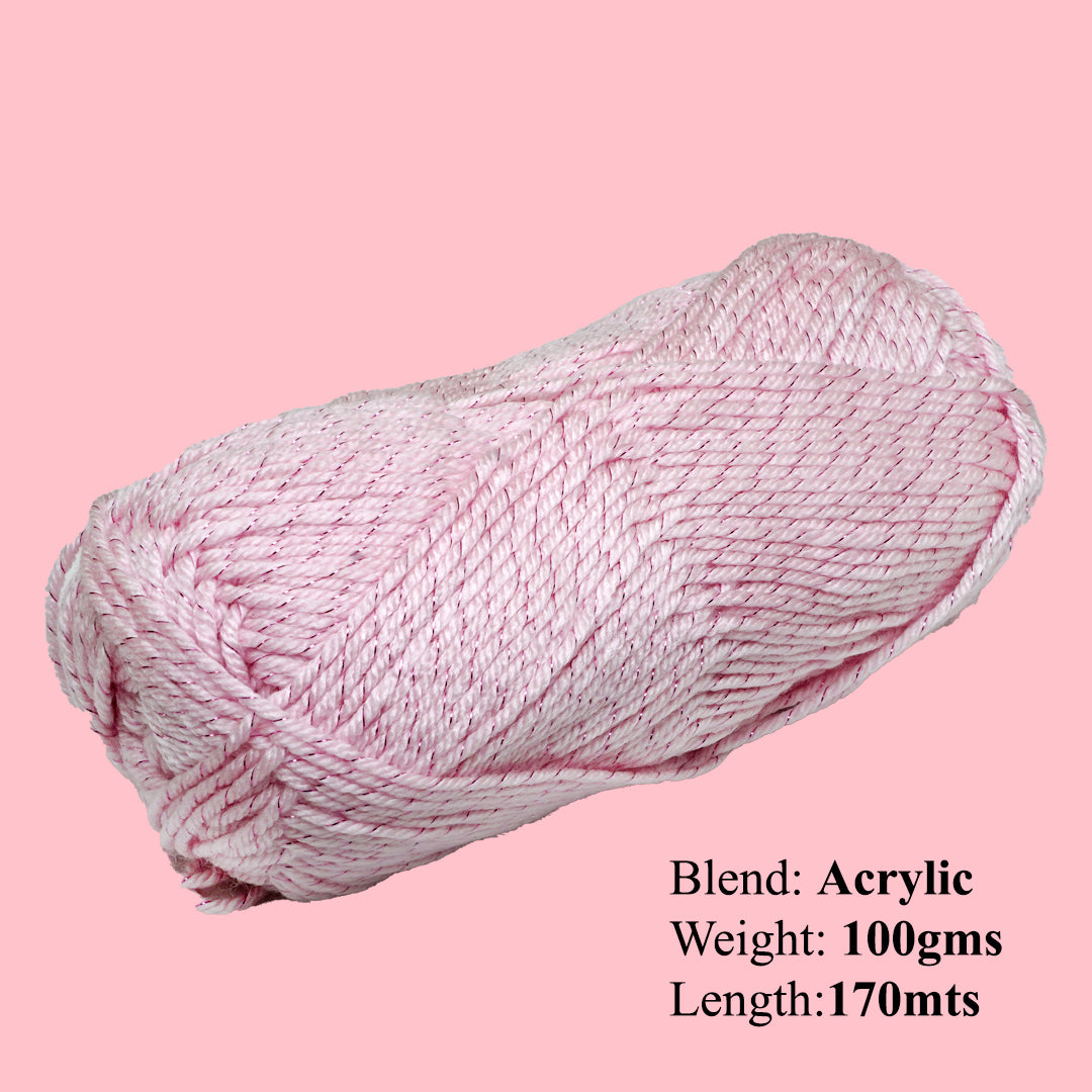 Snuggly Blanket Knitting/Crochet Yarn 99% Anti Pill Acrylic Baby Pink 170m 100g