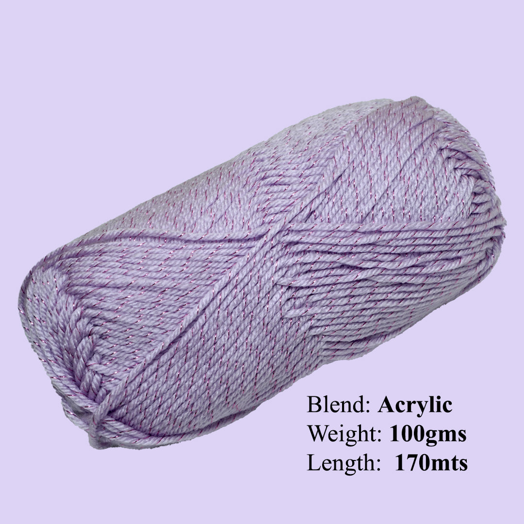Snuggly Blanket Knitting/Crochet Yarn 99% Anti Pill Acrylic Lilac 170m 100g